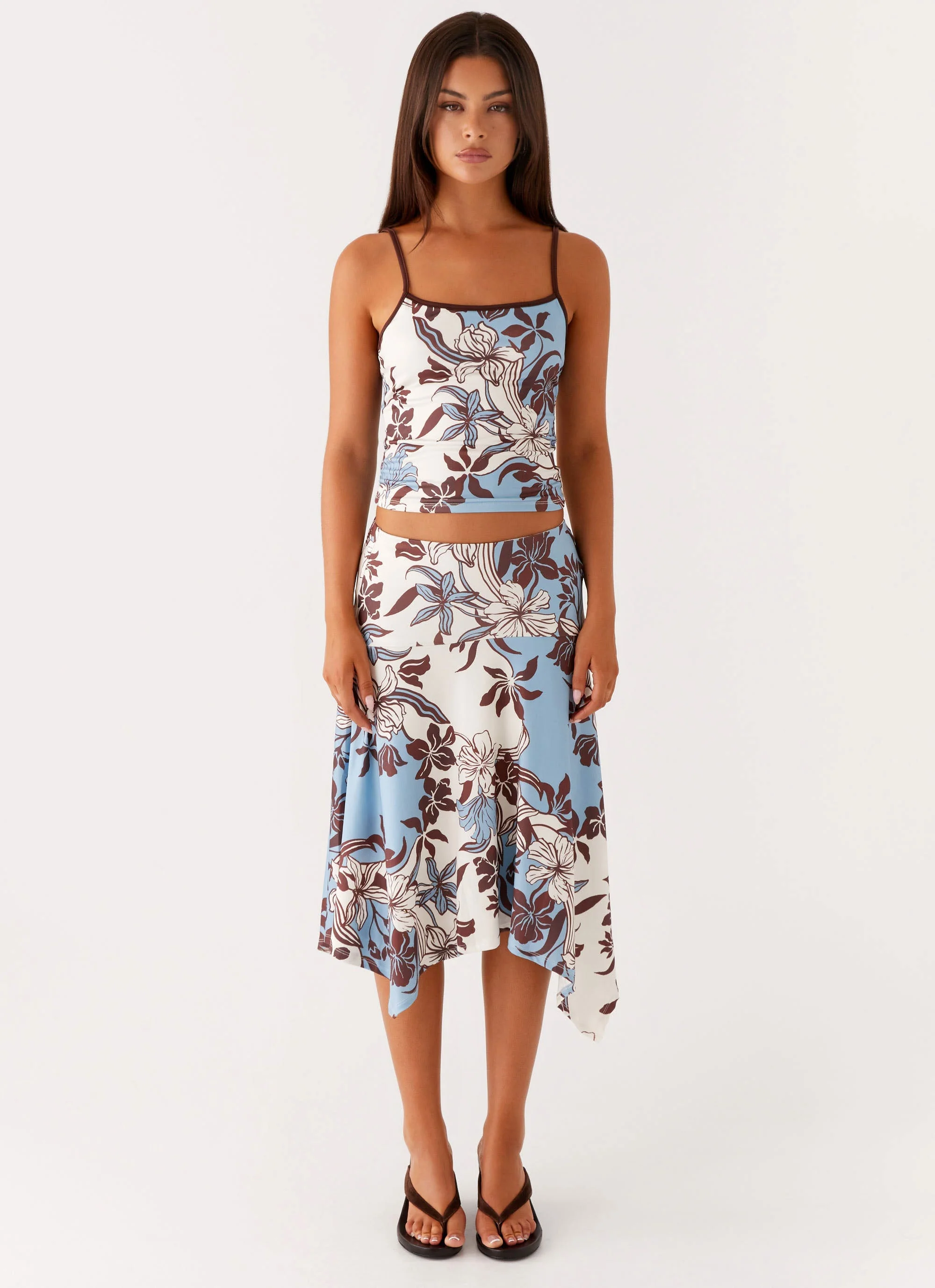 Skye Cami Top - Bluewood Blossom - Image 2