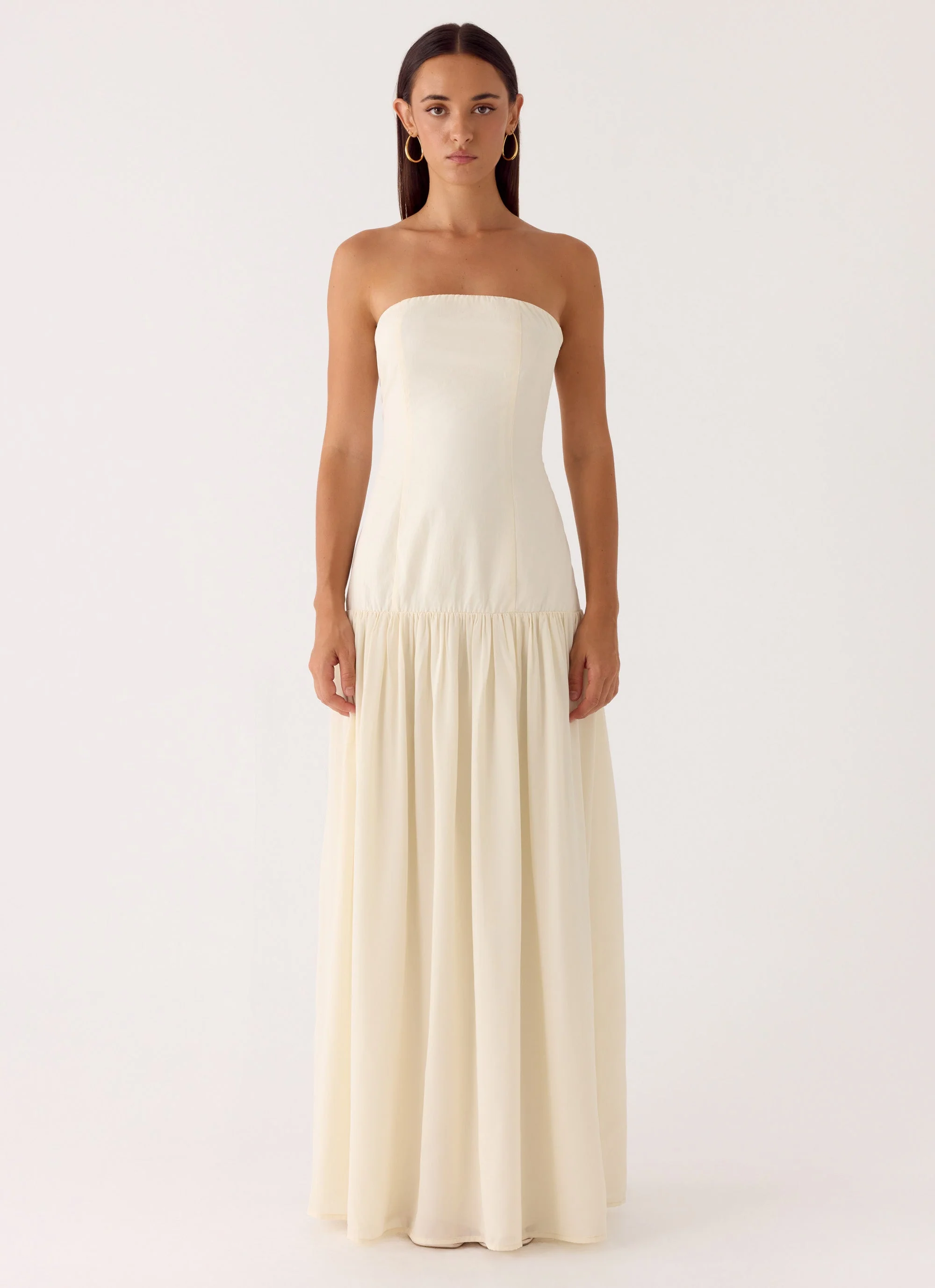 Slowing Tide Maxi Dress - Ivory - Image 6