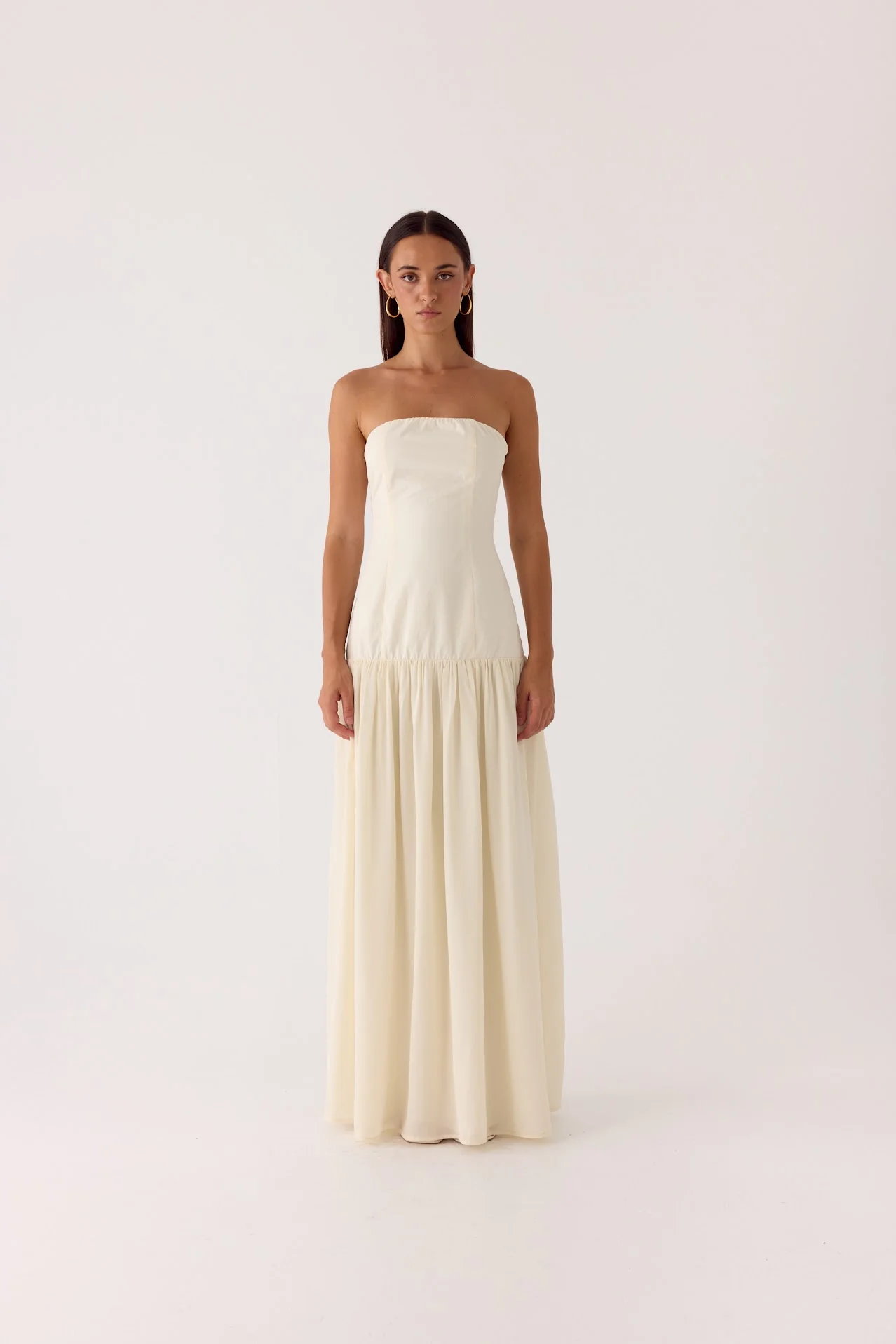 Slowing Tide Maxi Dress - Ivory - Image 7