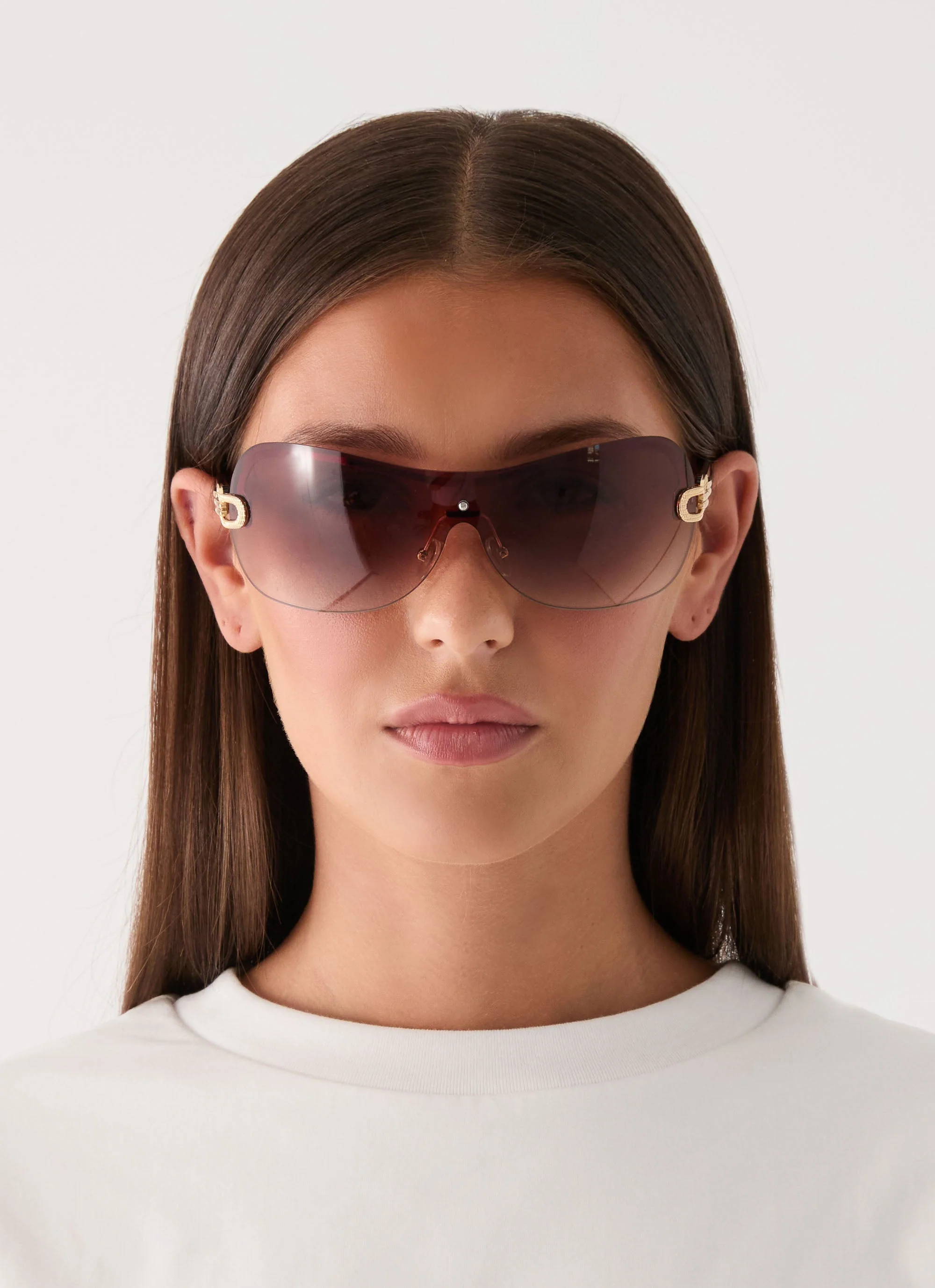 Smoked Amber Sunglasses - Brown - Image 2
