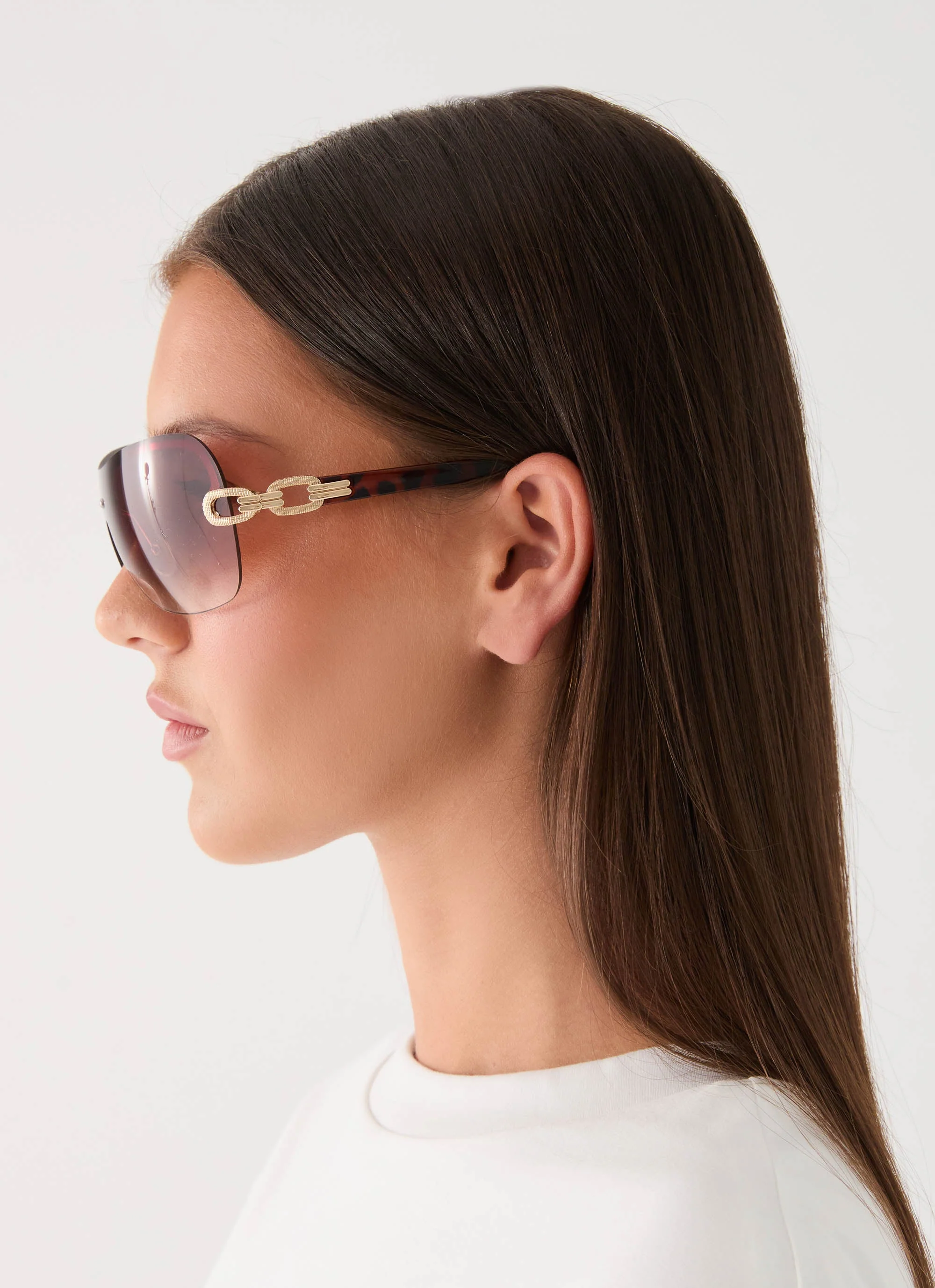Smoked Amber Sunglasses - Brown - Image 6