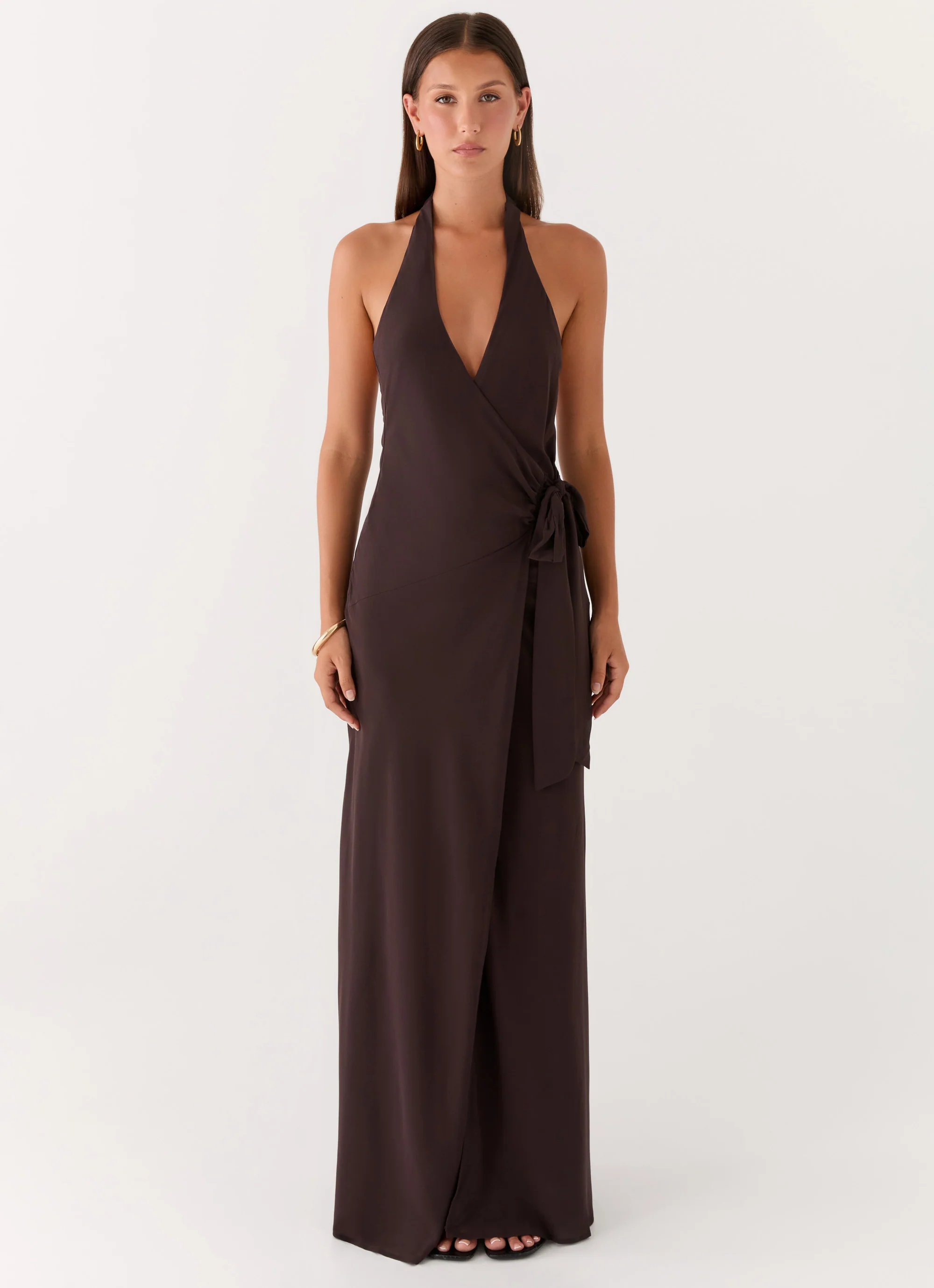 So Chic Maxi Dress - Cool Chocolate - Image 6