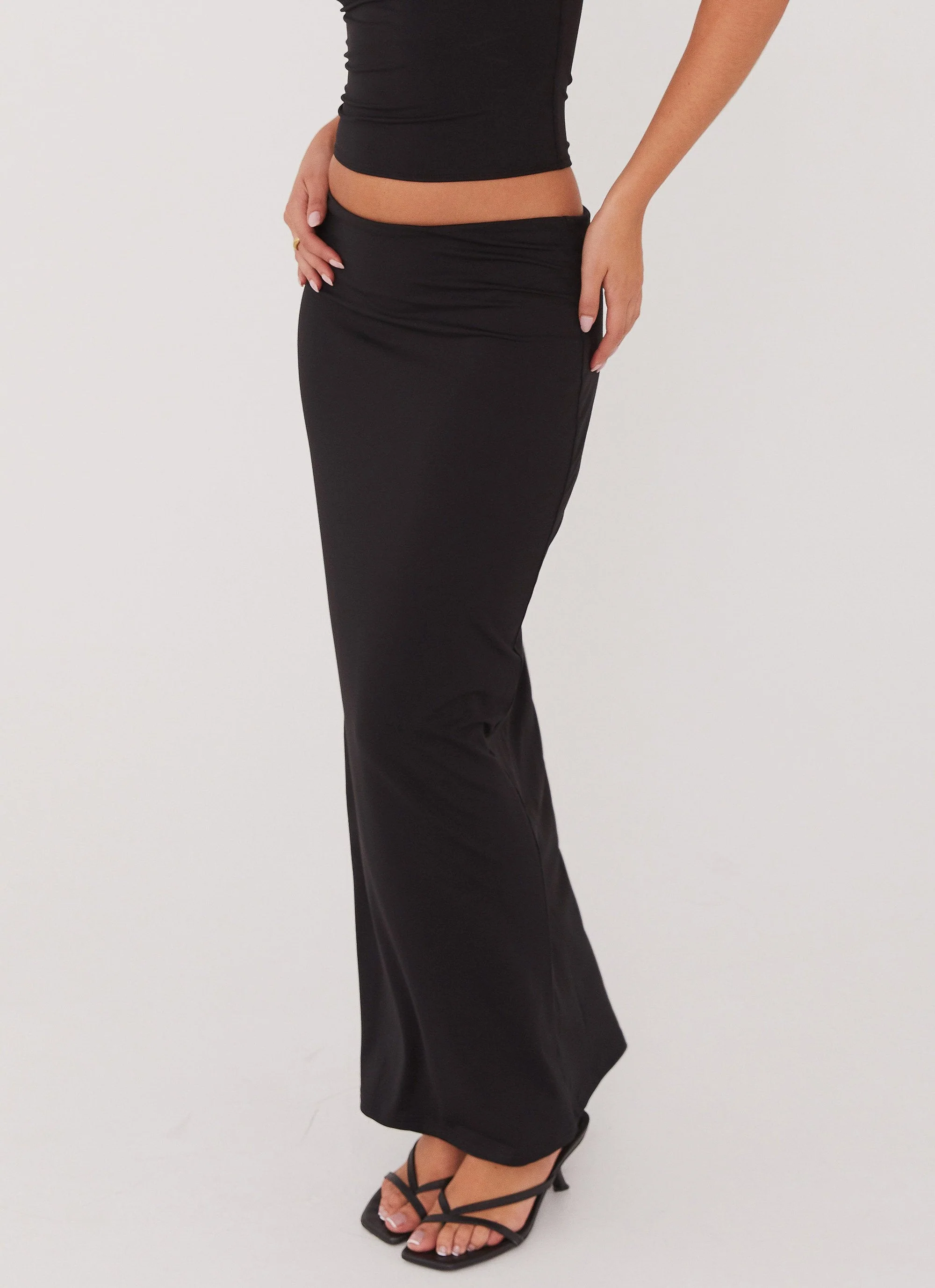 Solace Soul Maxi Skirt - Black - Image 3