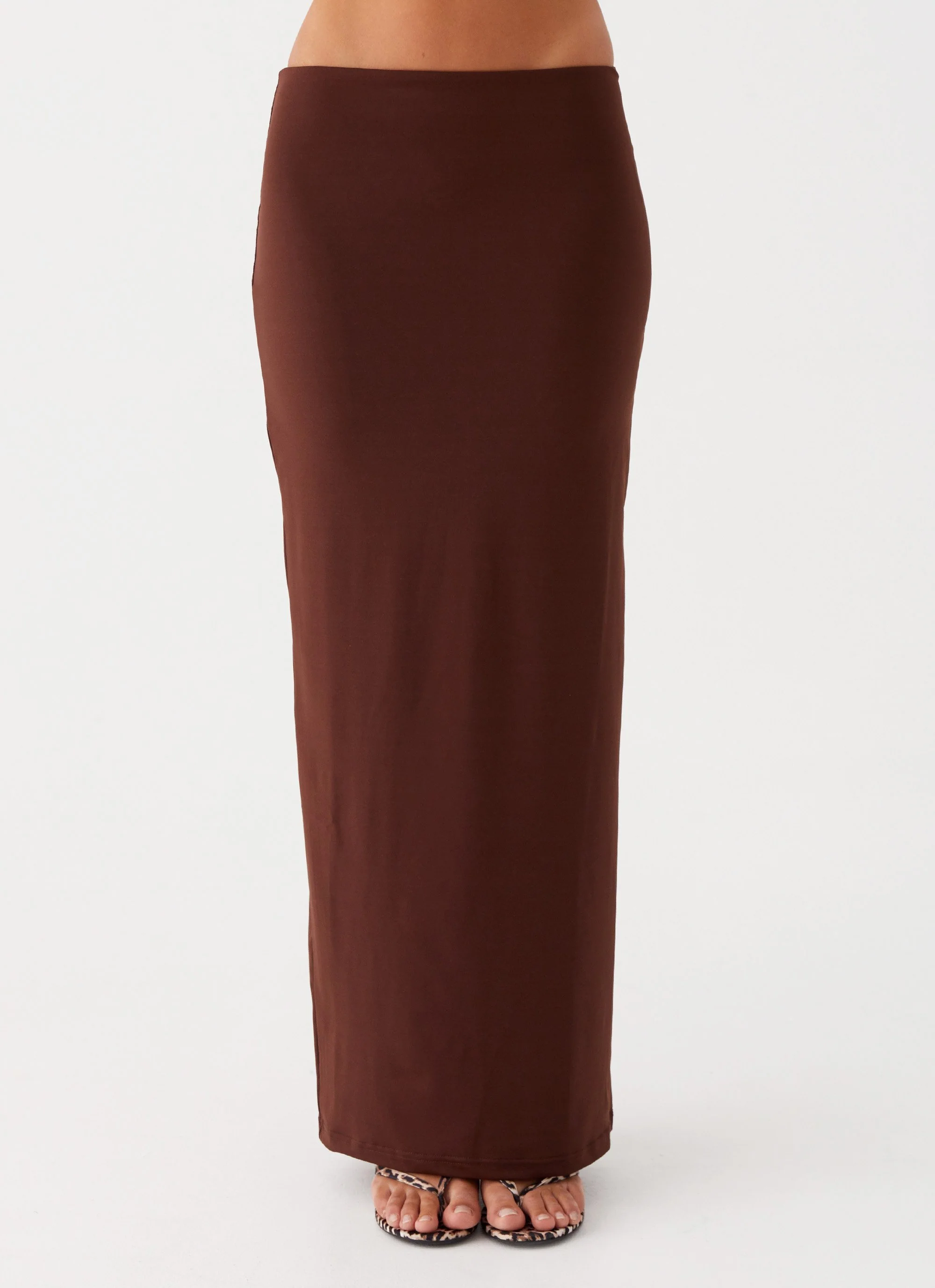 Solace Soul Maxi Skirt - Chocolate - Image 4