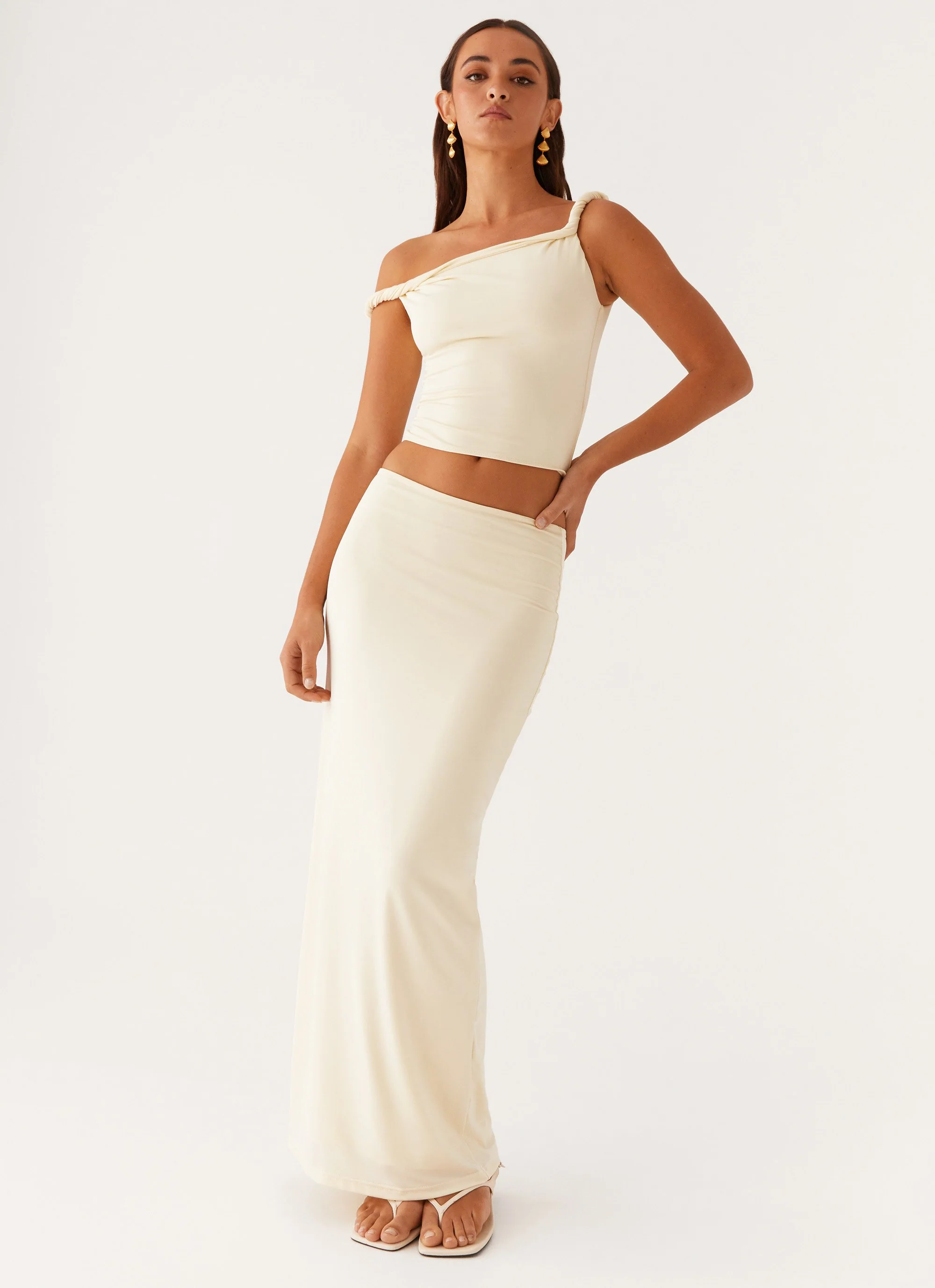 Solace Soul Maxi Skirt - Yellow - Image 6