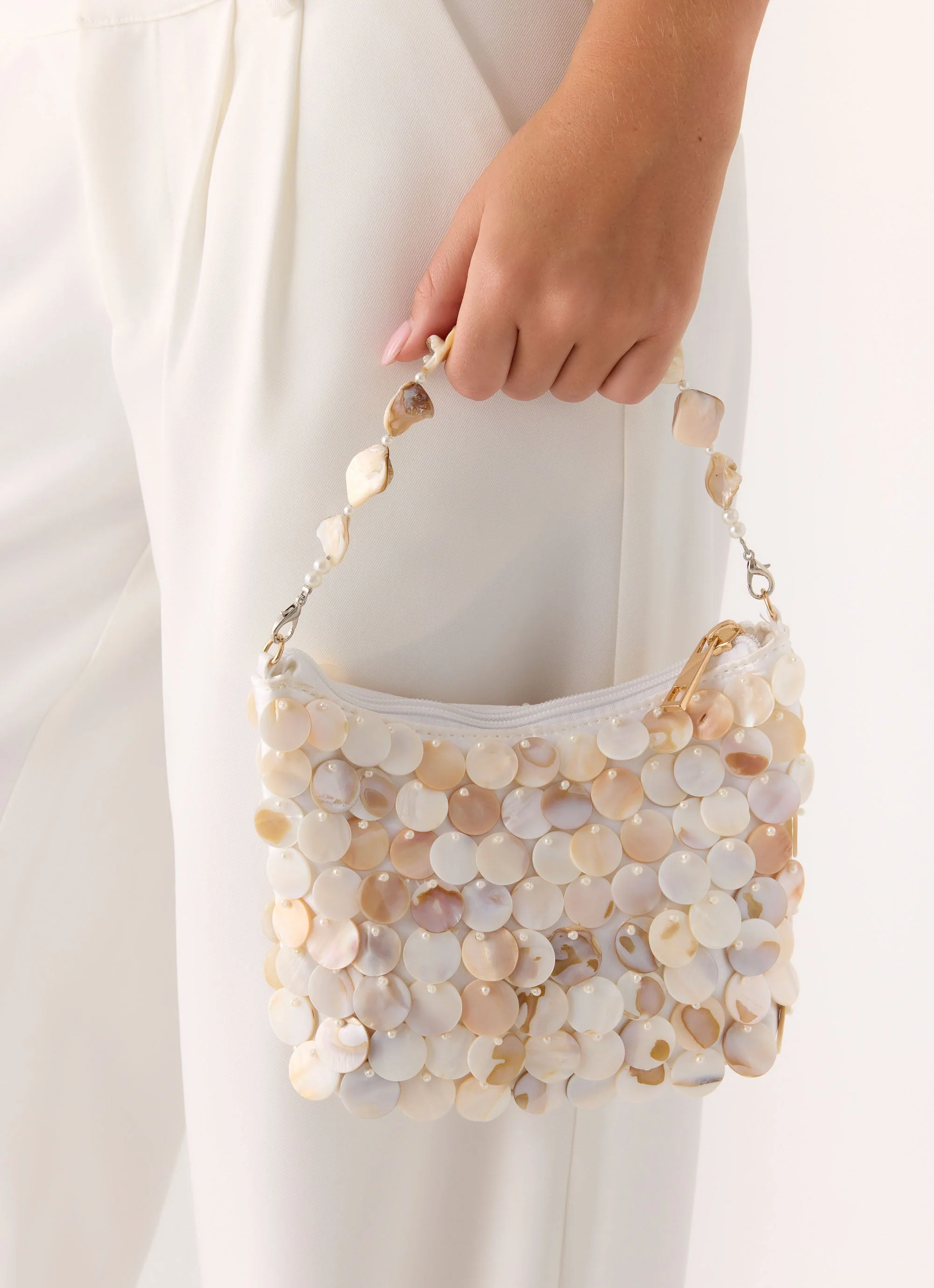 Solara Shell Bag - Ivory - Image 2