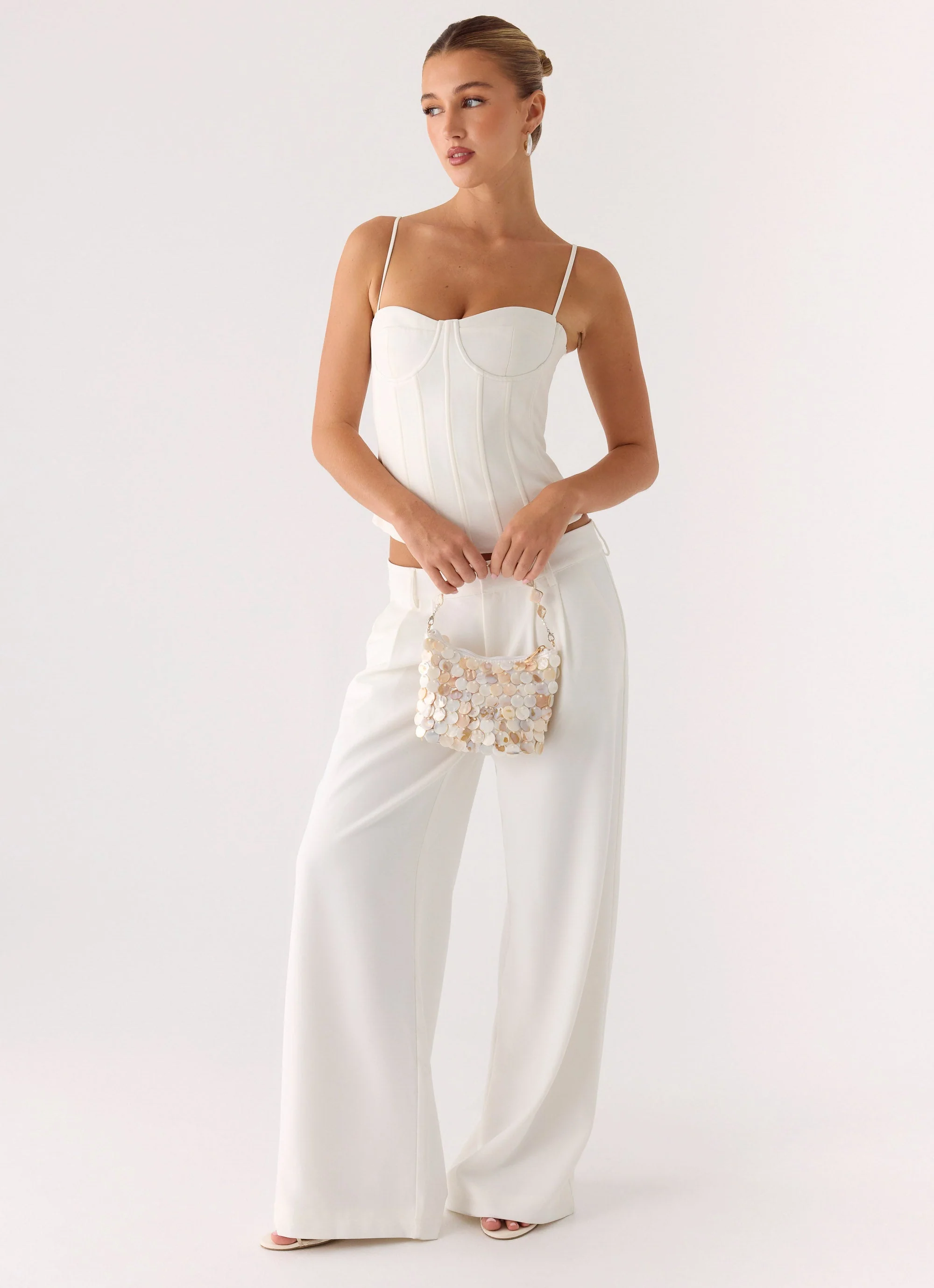 Solara Shell Bag - Ivory - Image 4