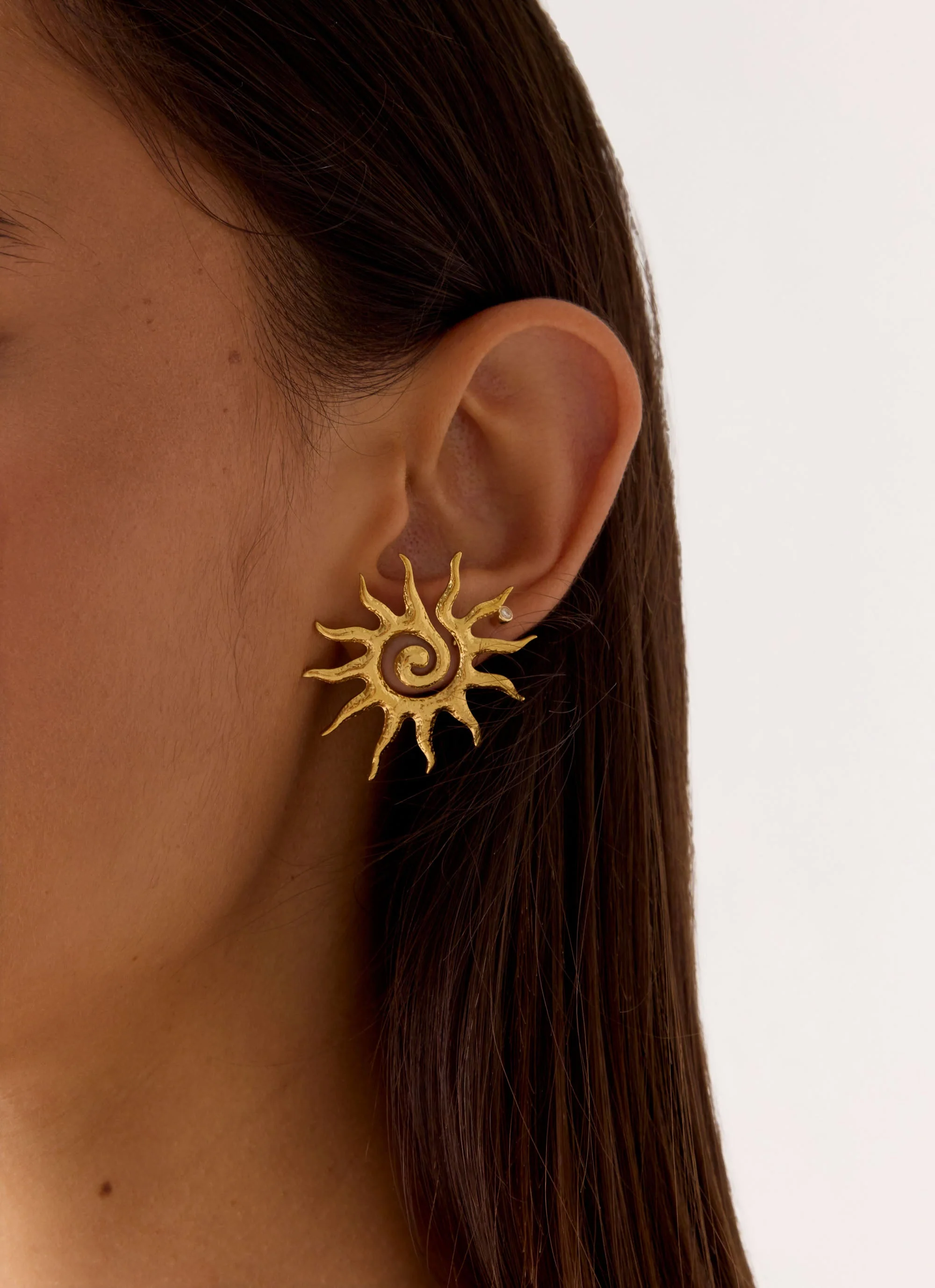 Solaris Earrings - Gold - Image 2