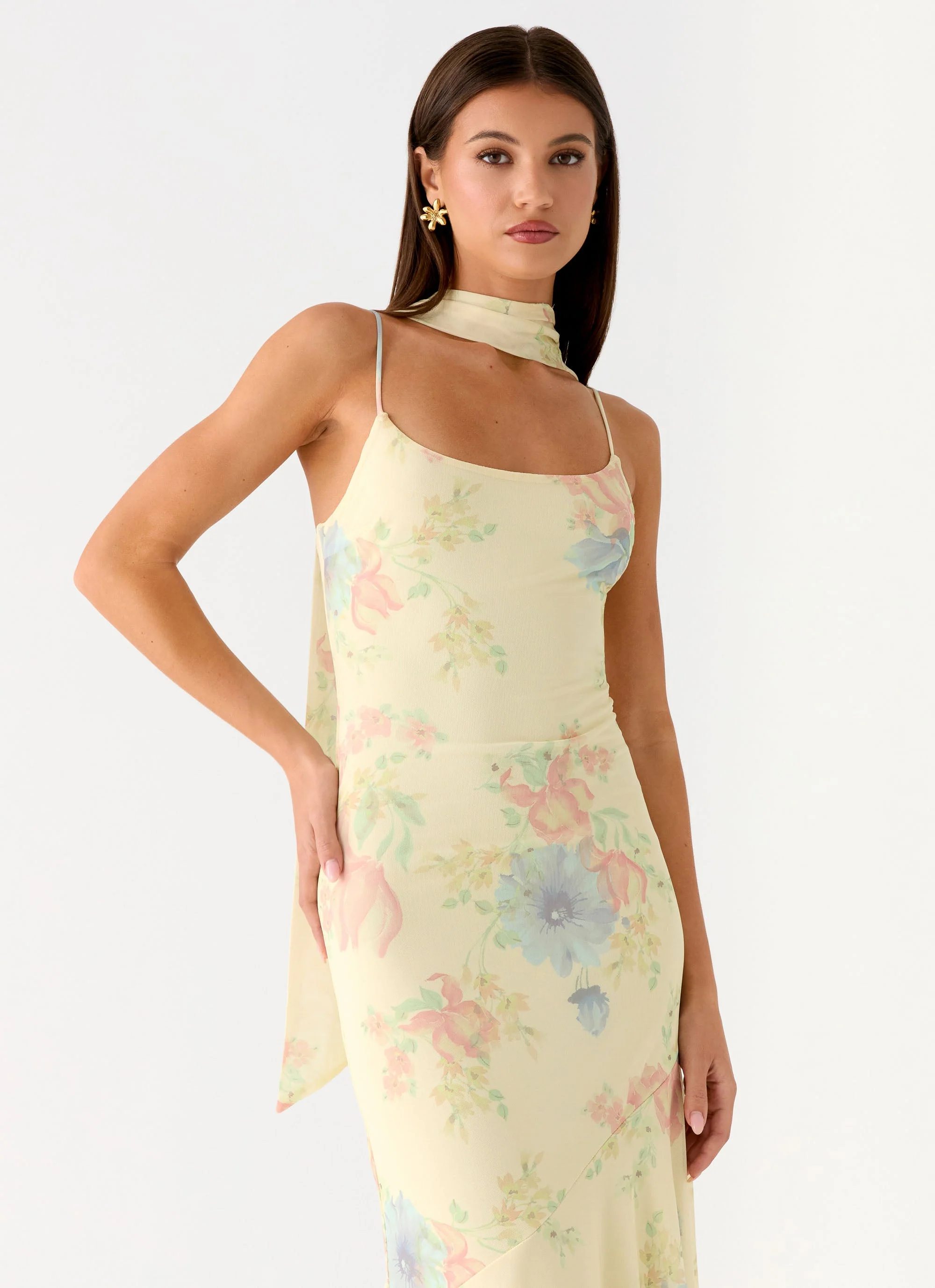 Sole Mio Midi Dress - Spring Meadow - Image 5