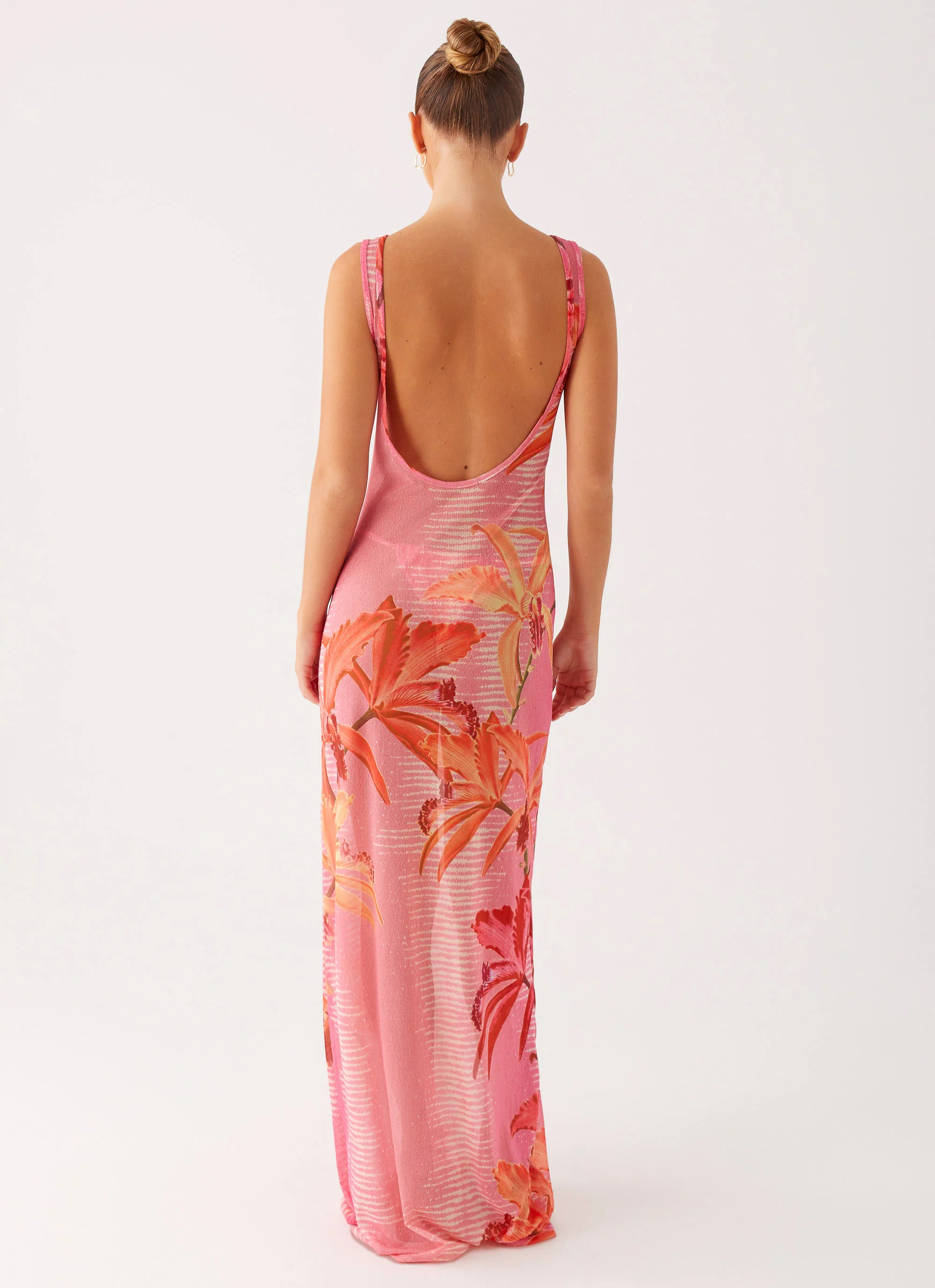 Sorella Maxi Dress - Tropical Pink Print - Image 8