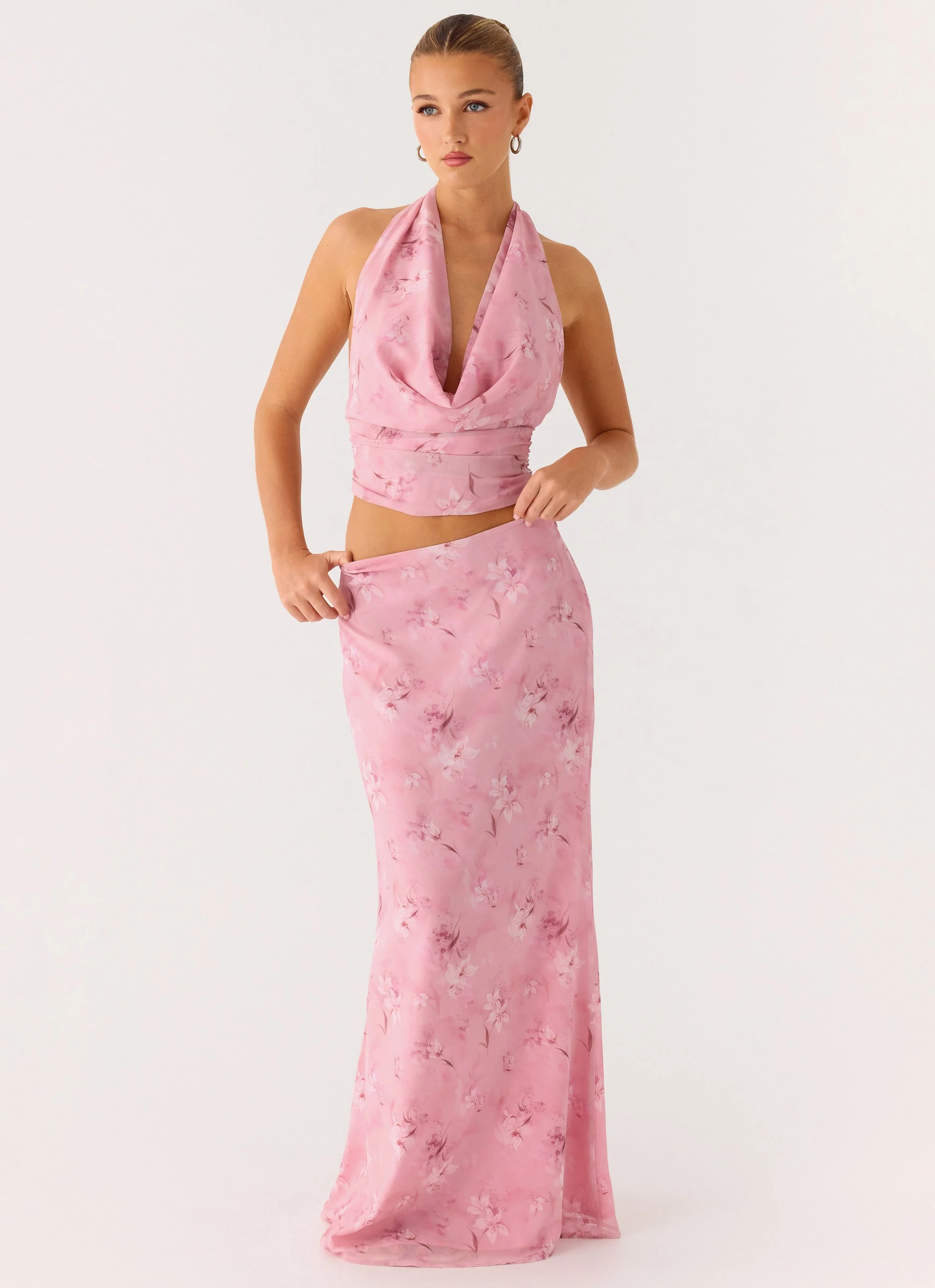 Soulful Low Rise Maxi Skirt - Vintage Floral - Image 5