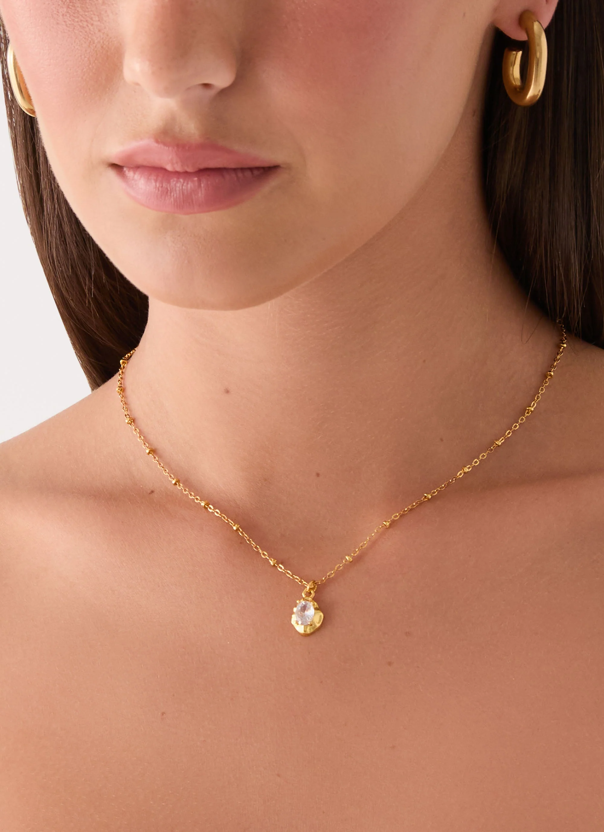 Spring Bloom Necklace - Gold - Image 2