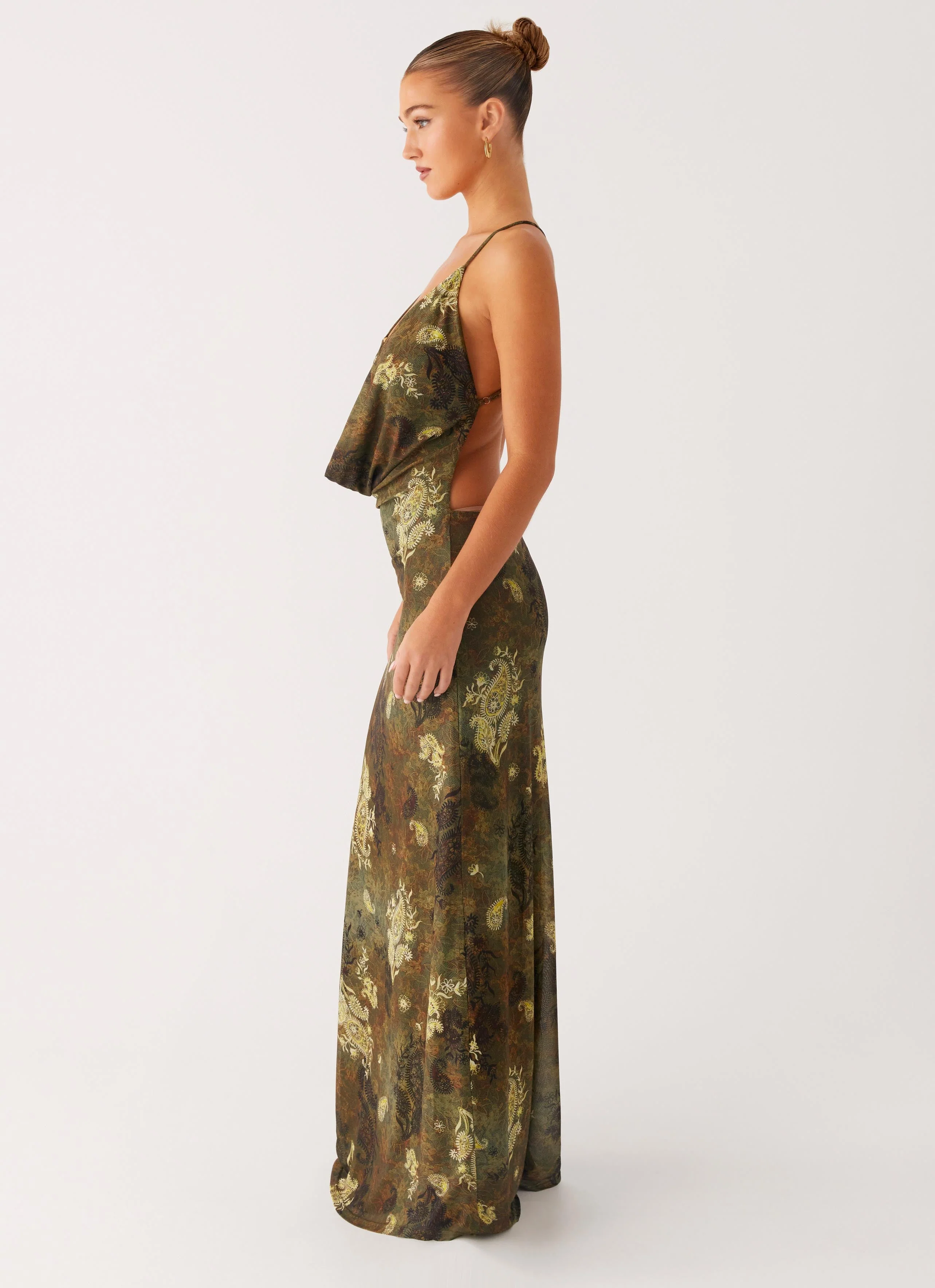 Star Fields Maxi Dress - Cyber Floral - Image 3
