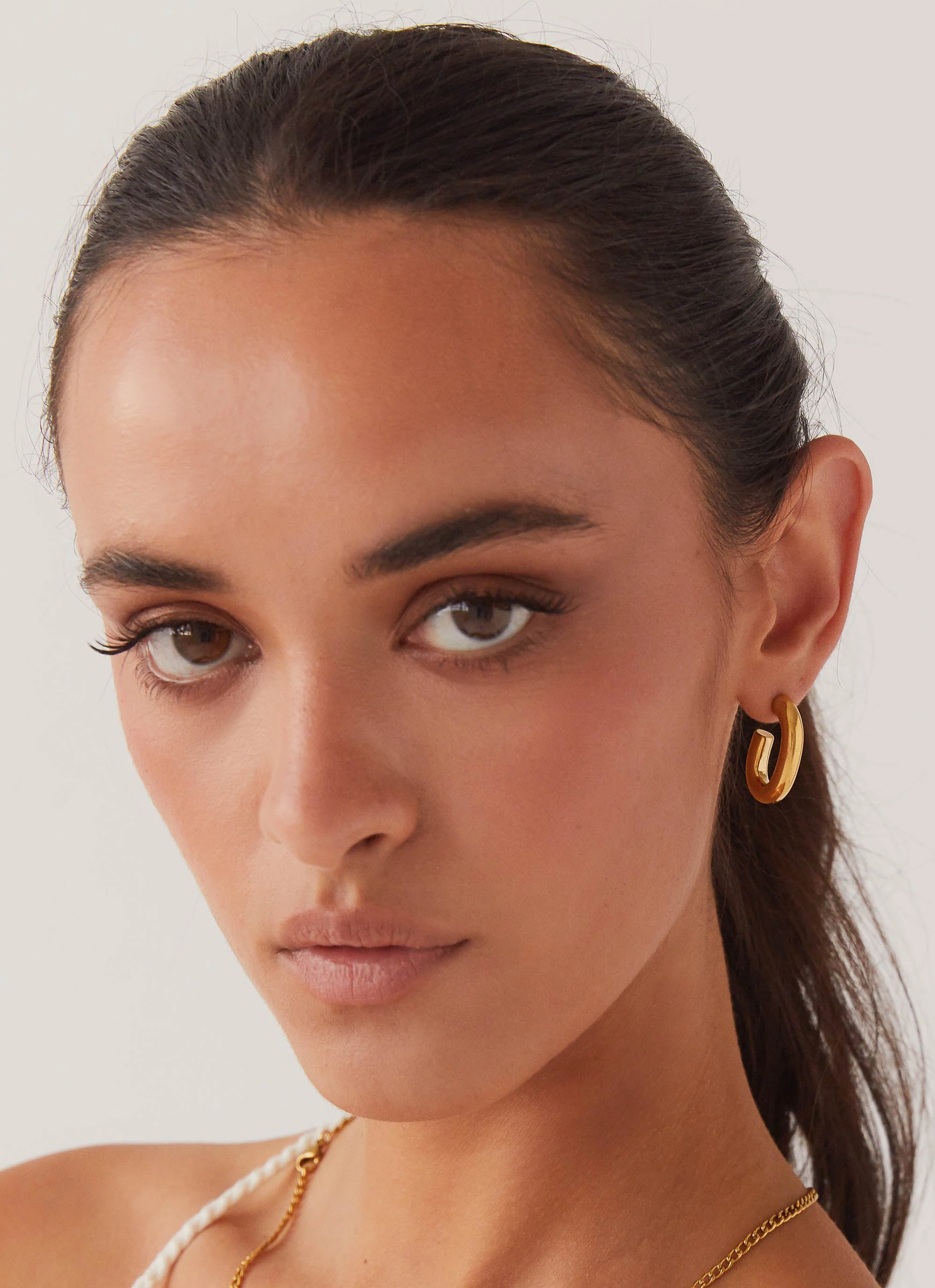 Stardust Hoop Earrings - Gold - Image 2