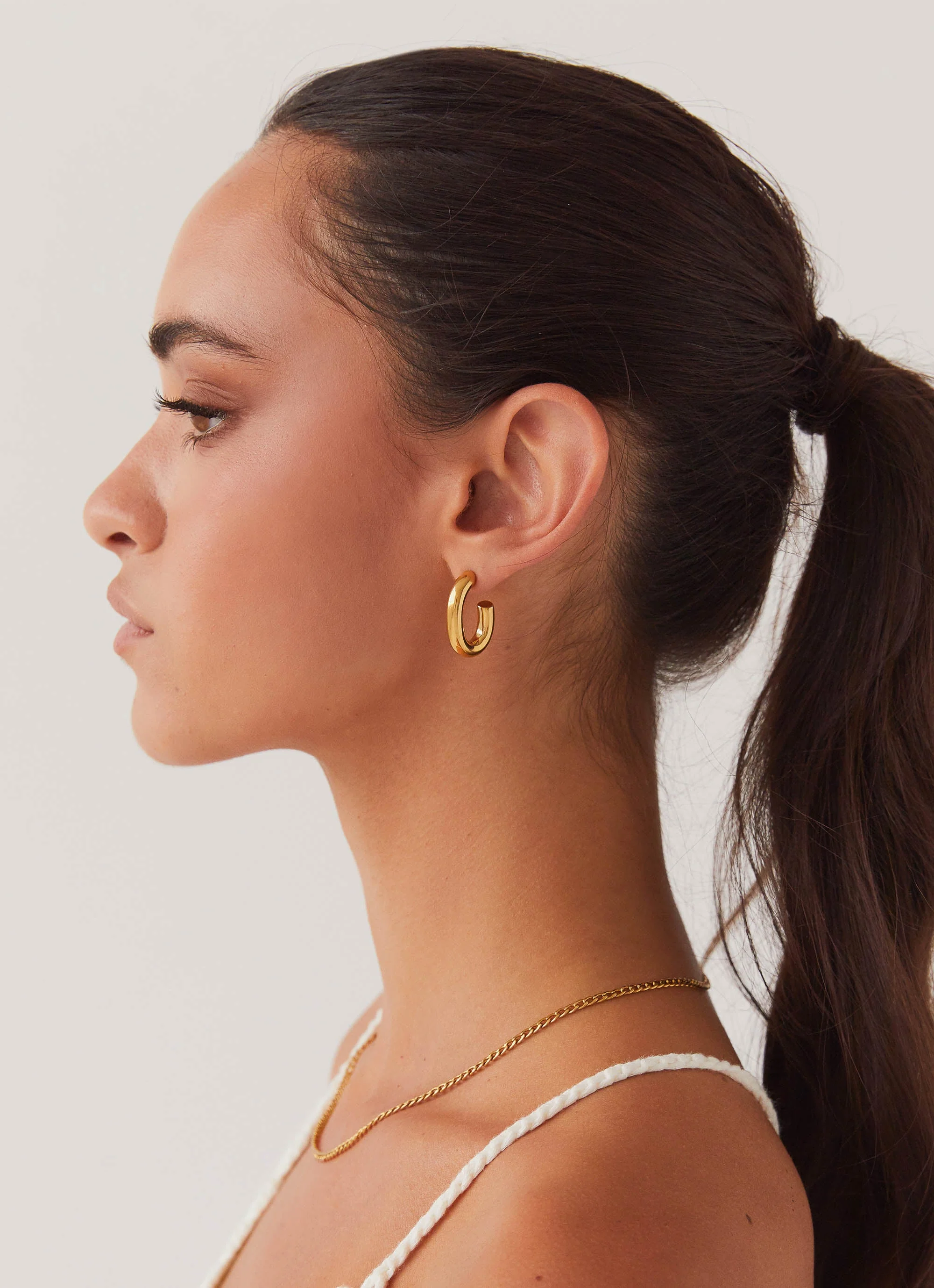Stardust Hoop Earrings - Gold - Image 5