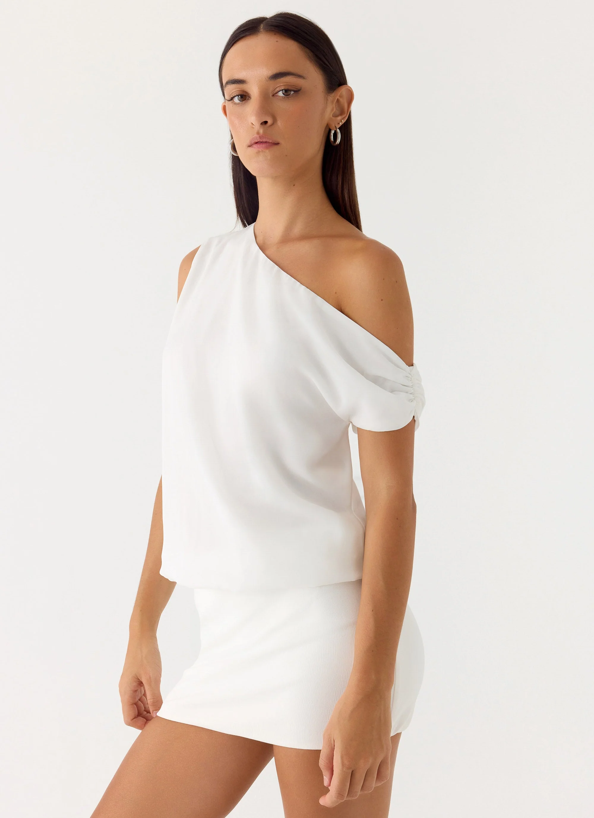 Stick Around Mini Dress - White - Image 6