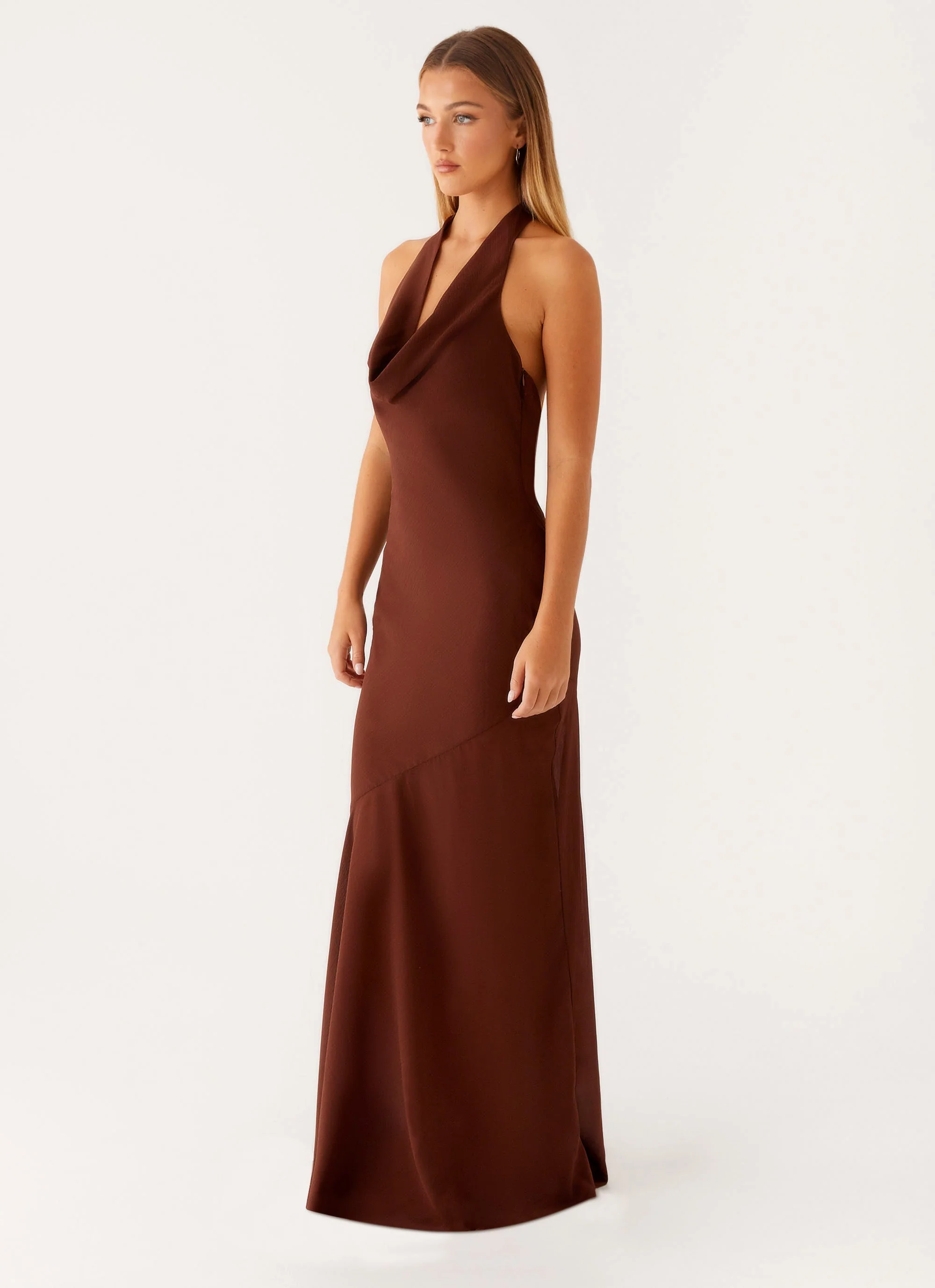Sullivan Maxi Dress - Chocolate - Image 4