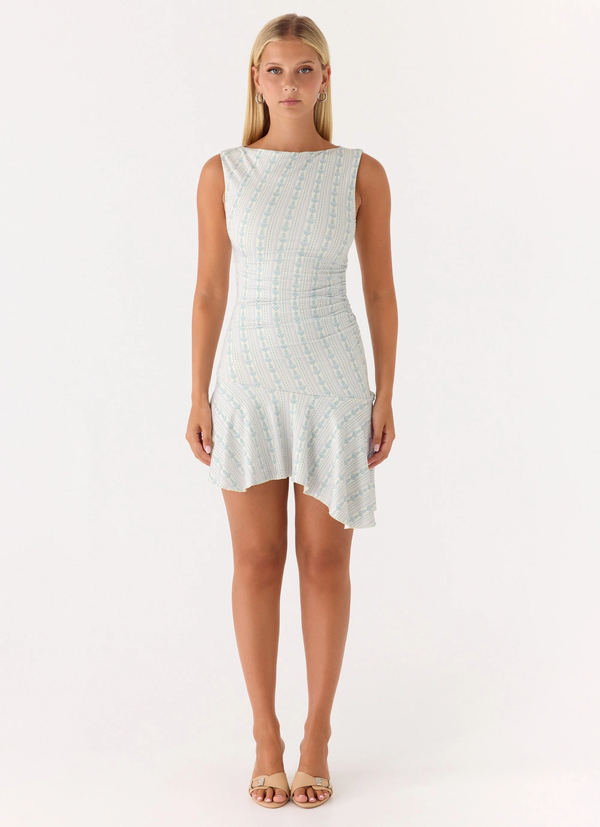 Summer Delight Mini Dress - Vintage Stripe - Image 3