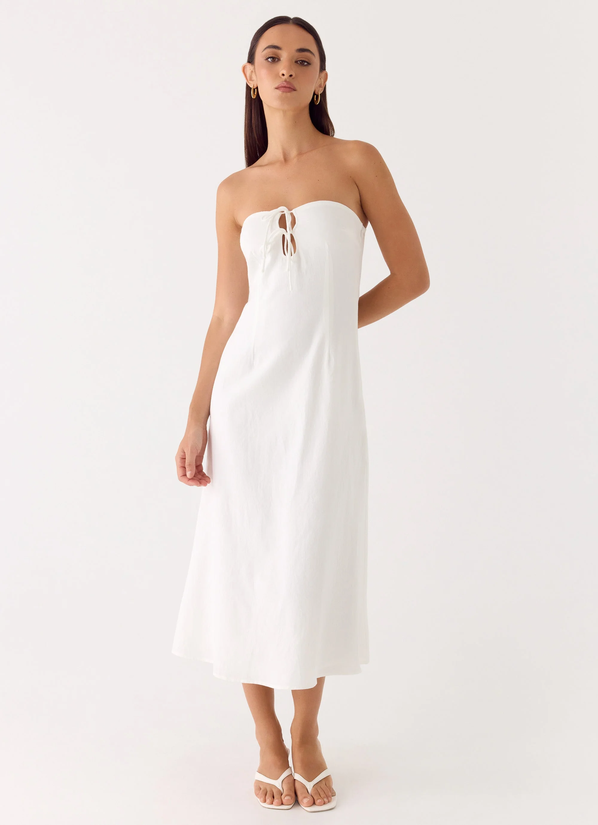 Sun Searching Midi Dress - White - Image 4