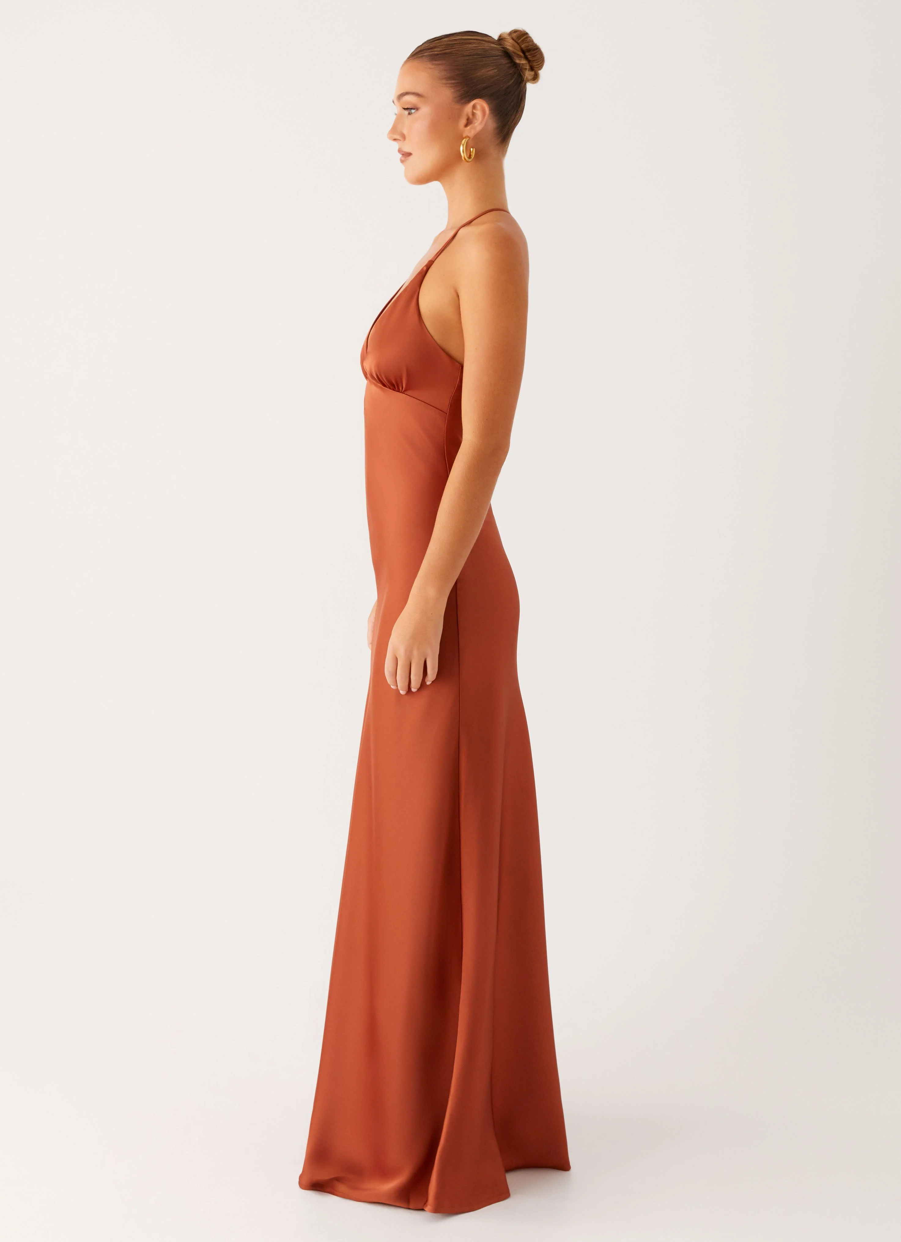 Sundowner Maxi Dress - Rust - Image 3