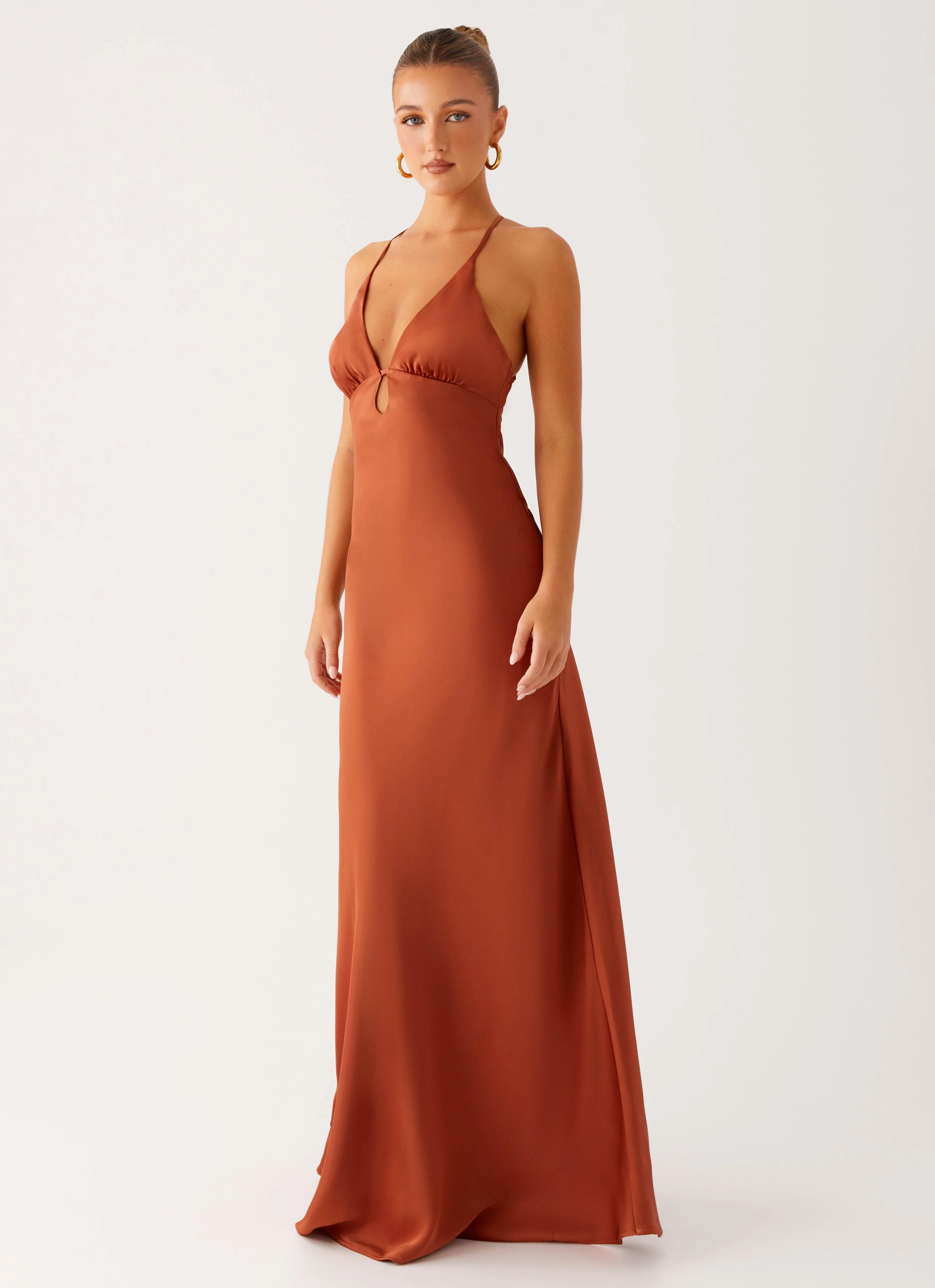 Sundowner Maxi Dress - Rust - Image 5