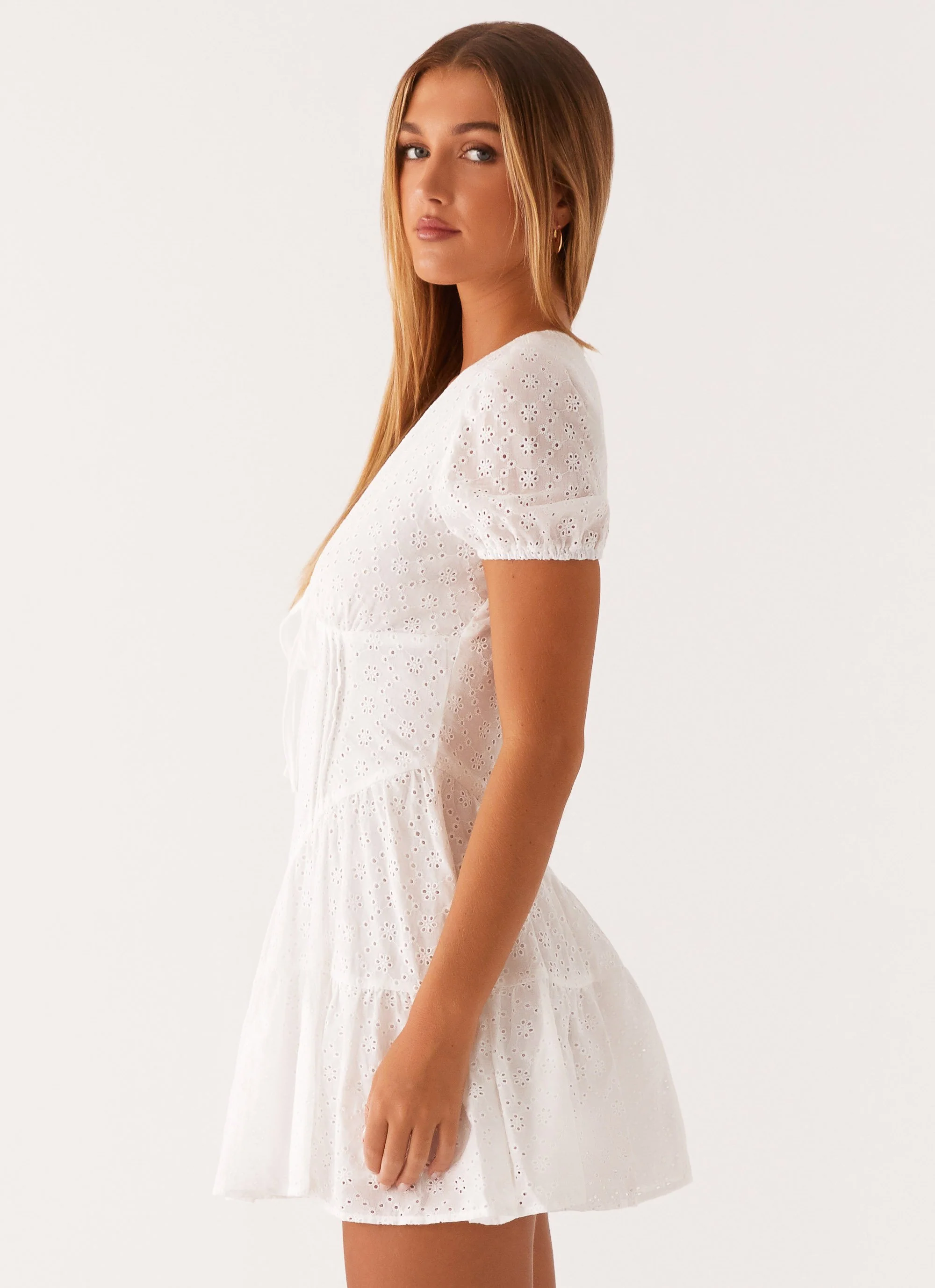Sweetness Mini Dress - White - Image 3