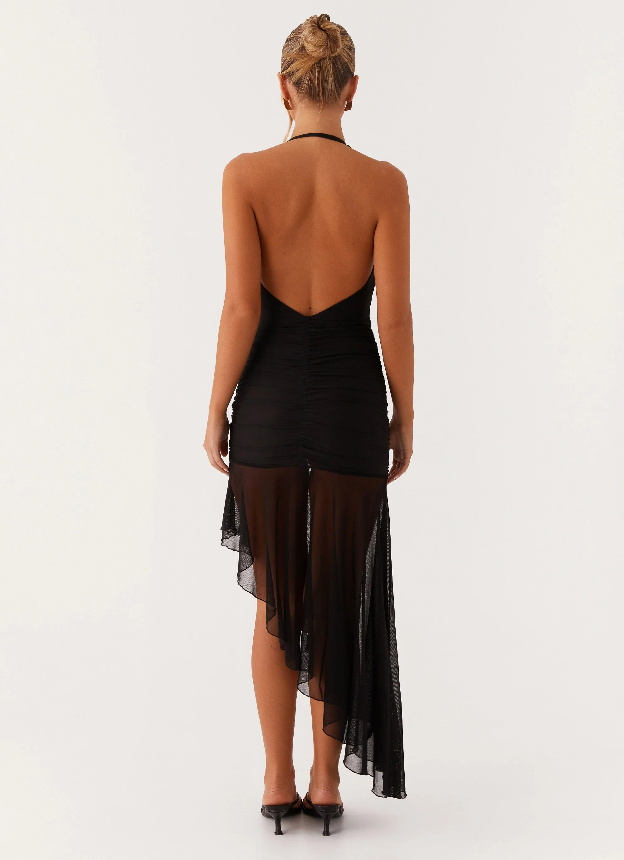 Take Time Midi Dress - Black - Image 5