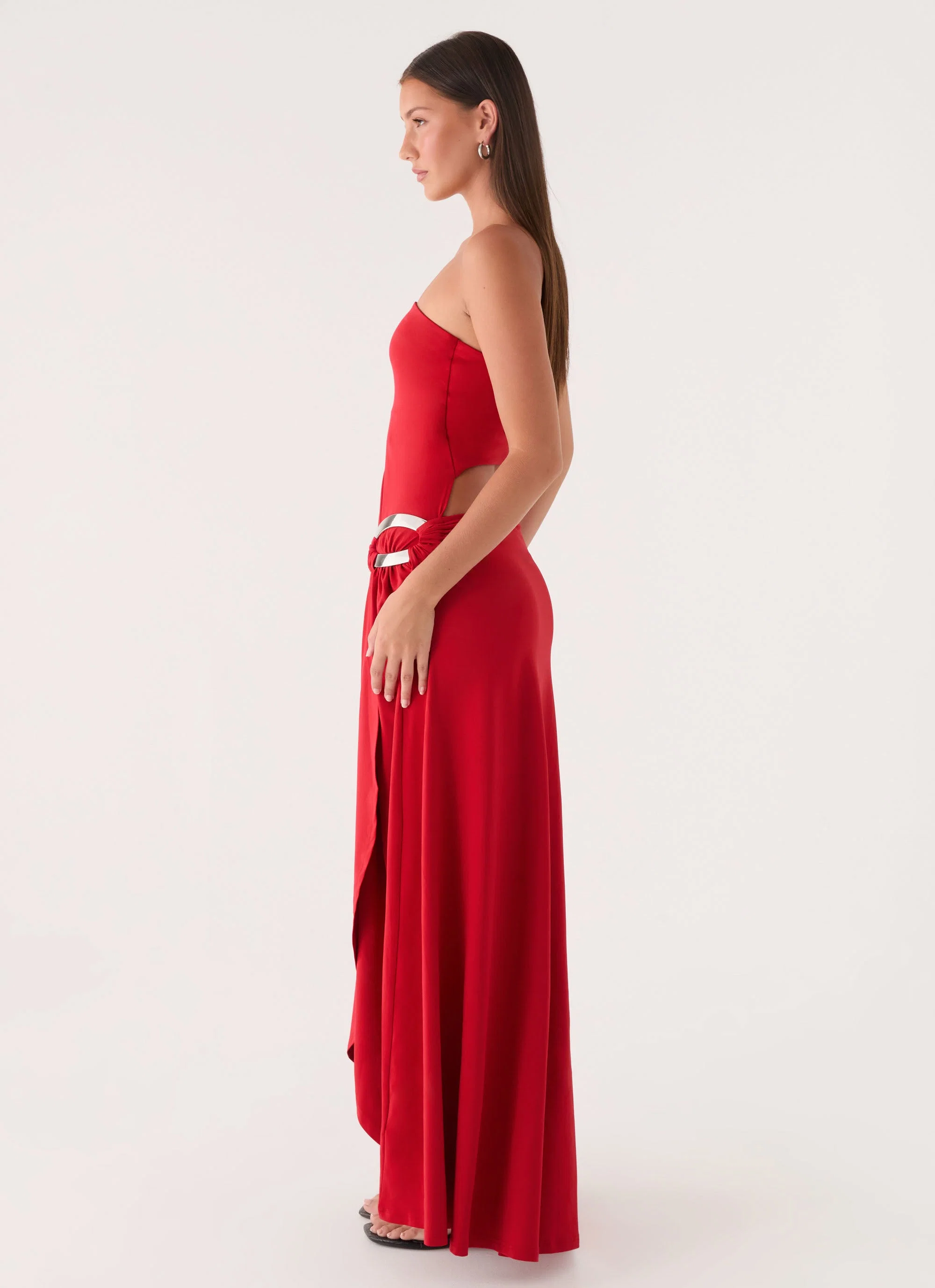 Tarna Maxi Dress - Cherry - Image 2