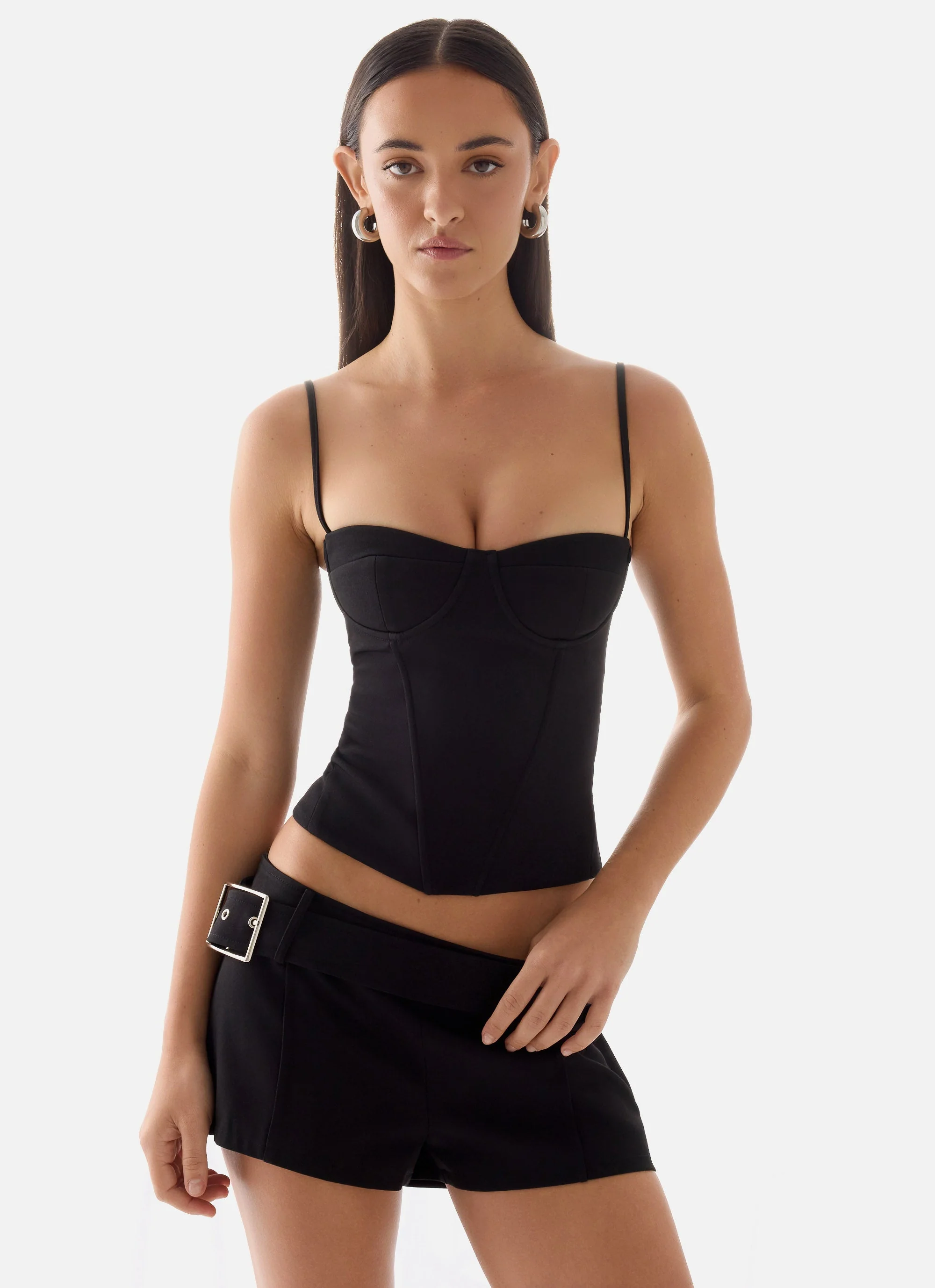 Tayana Corset Top - Black - Image 8
