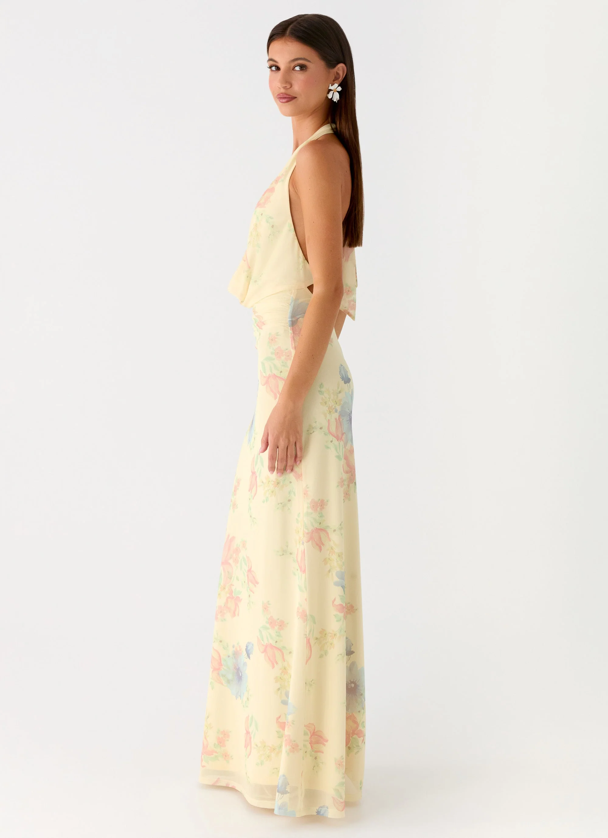 Tedder Halter Maxi Dress - Spring Meadow - Image 3