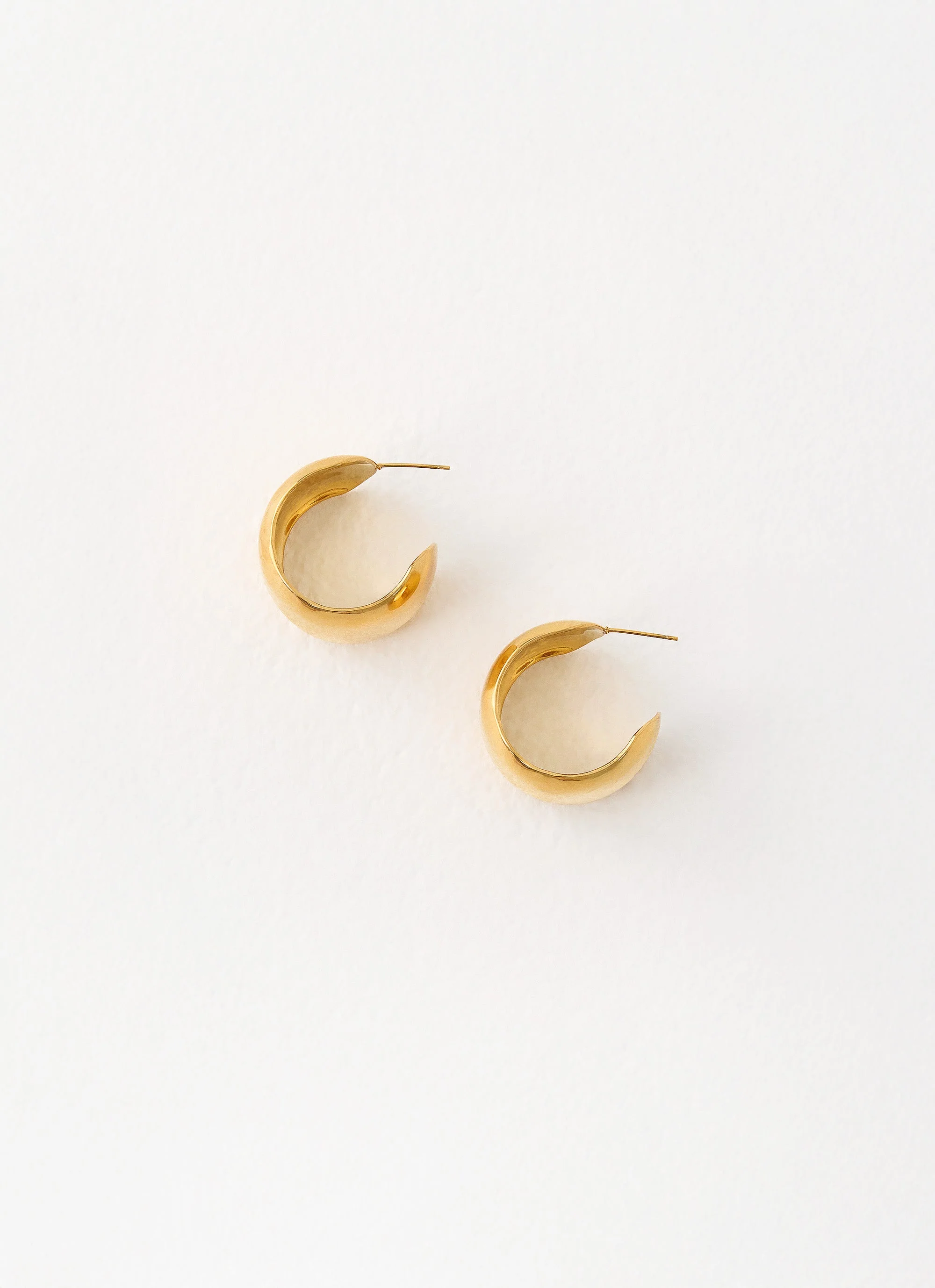 Tempo Hoop Earrings - Gold - Image 2