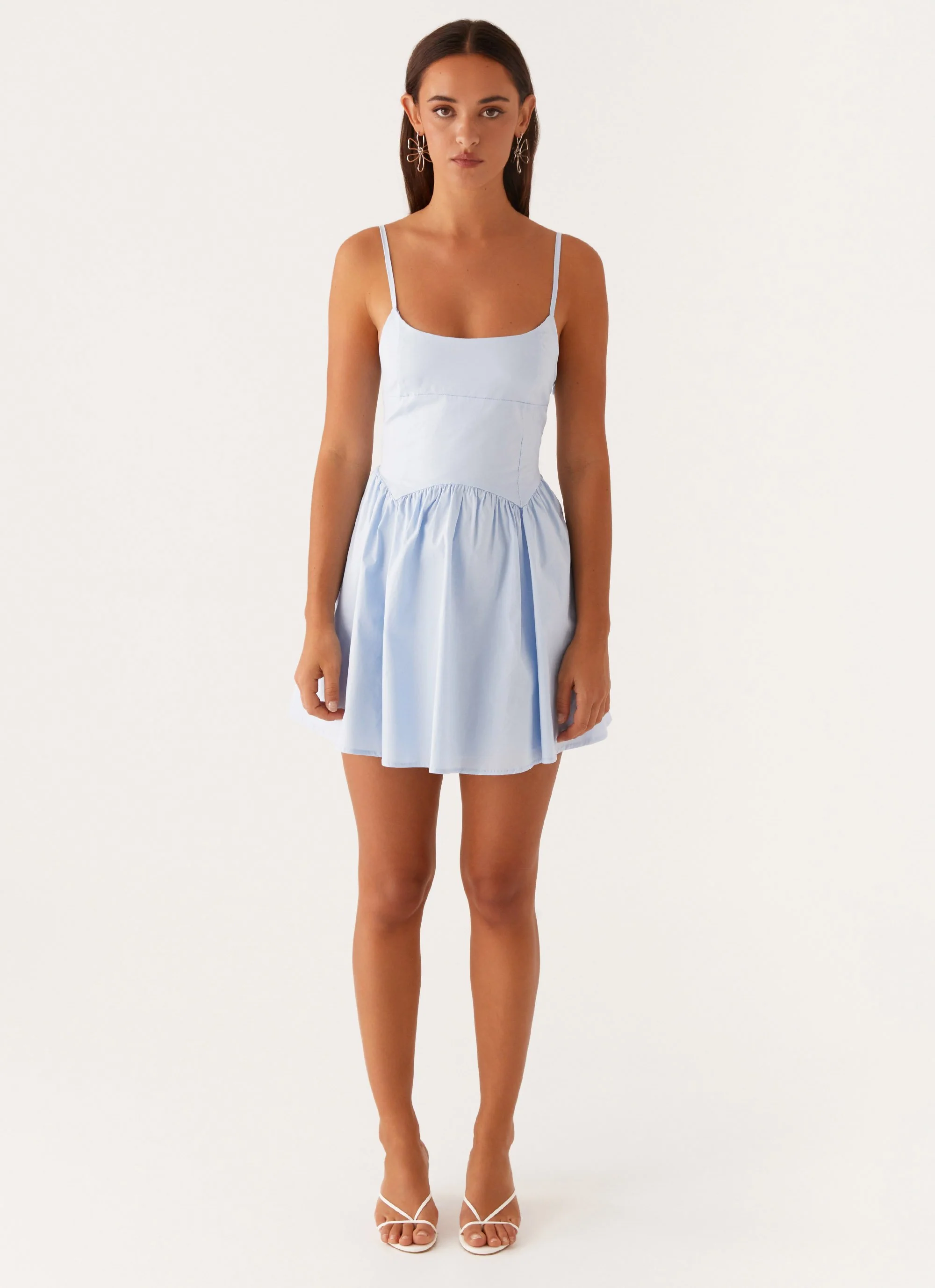 Tesoro Mio Mini Dress - Baby Blue - Image 3