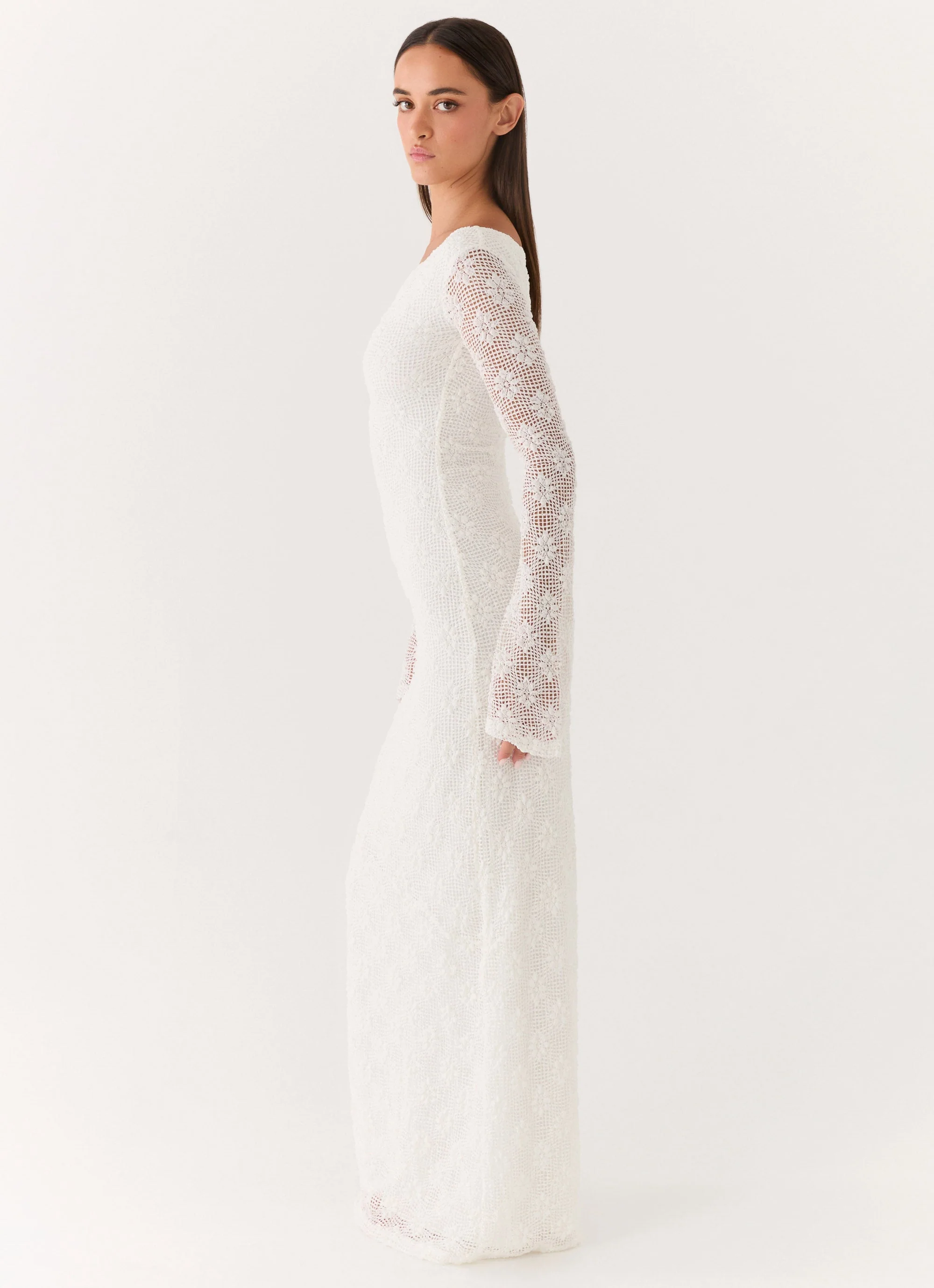 Theresea Maxi Dress - White - Image 2
