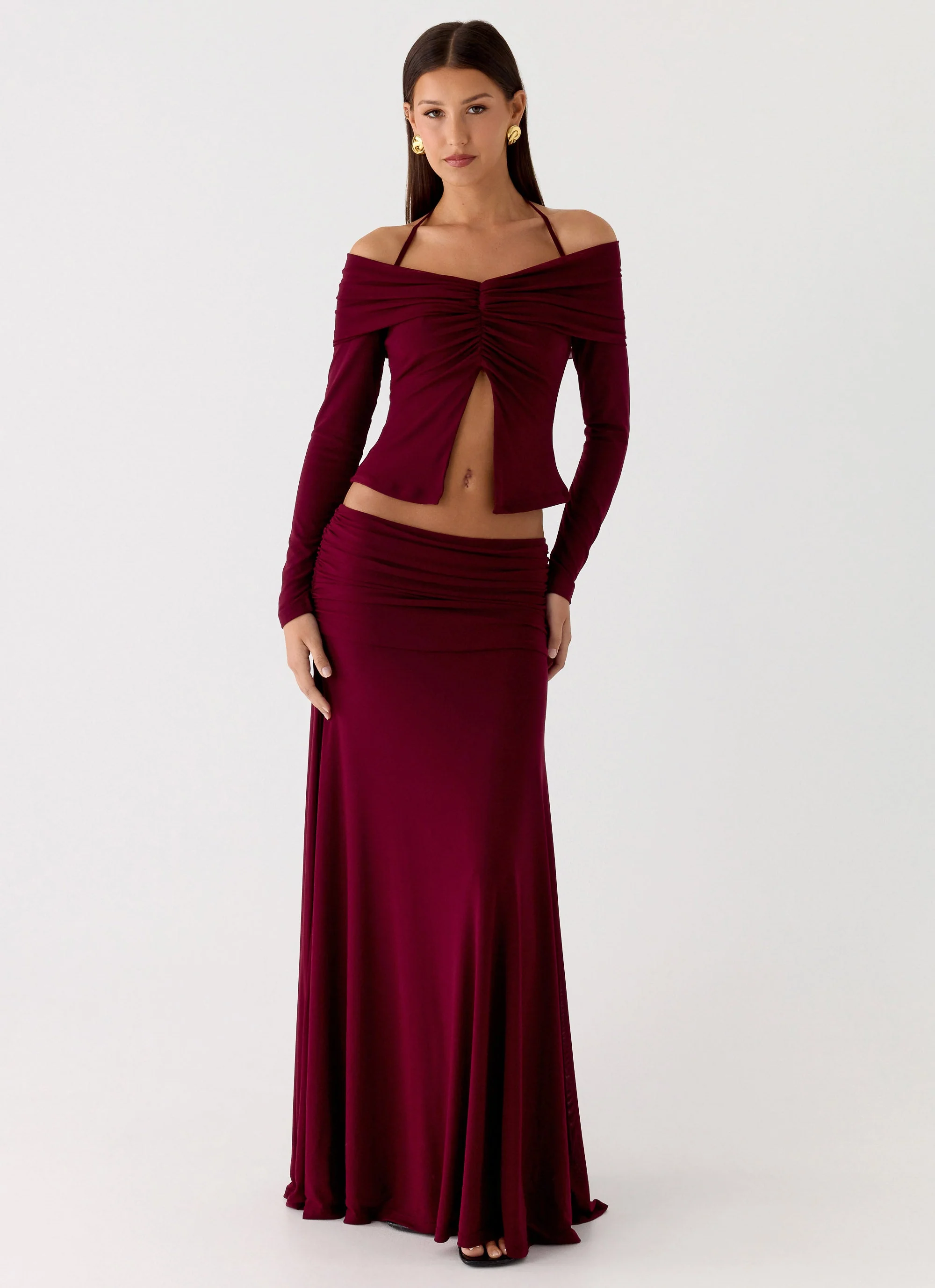 Thorness Long Sleeve Top - Plum - Image 6