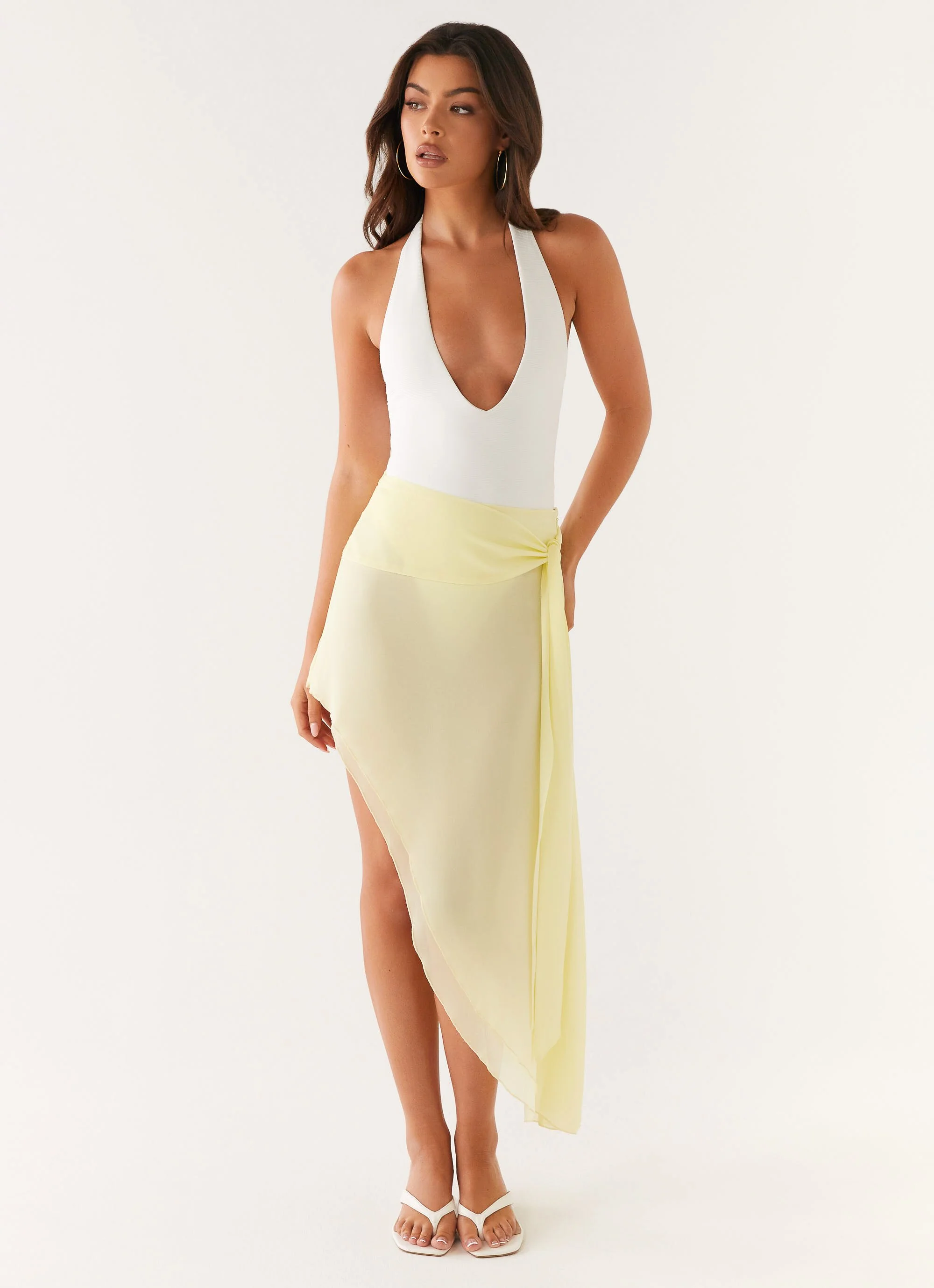 Tilly Swim Skirt - Pastel Yellow - Image 6