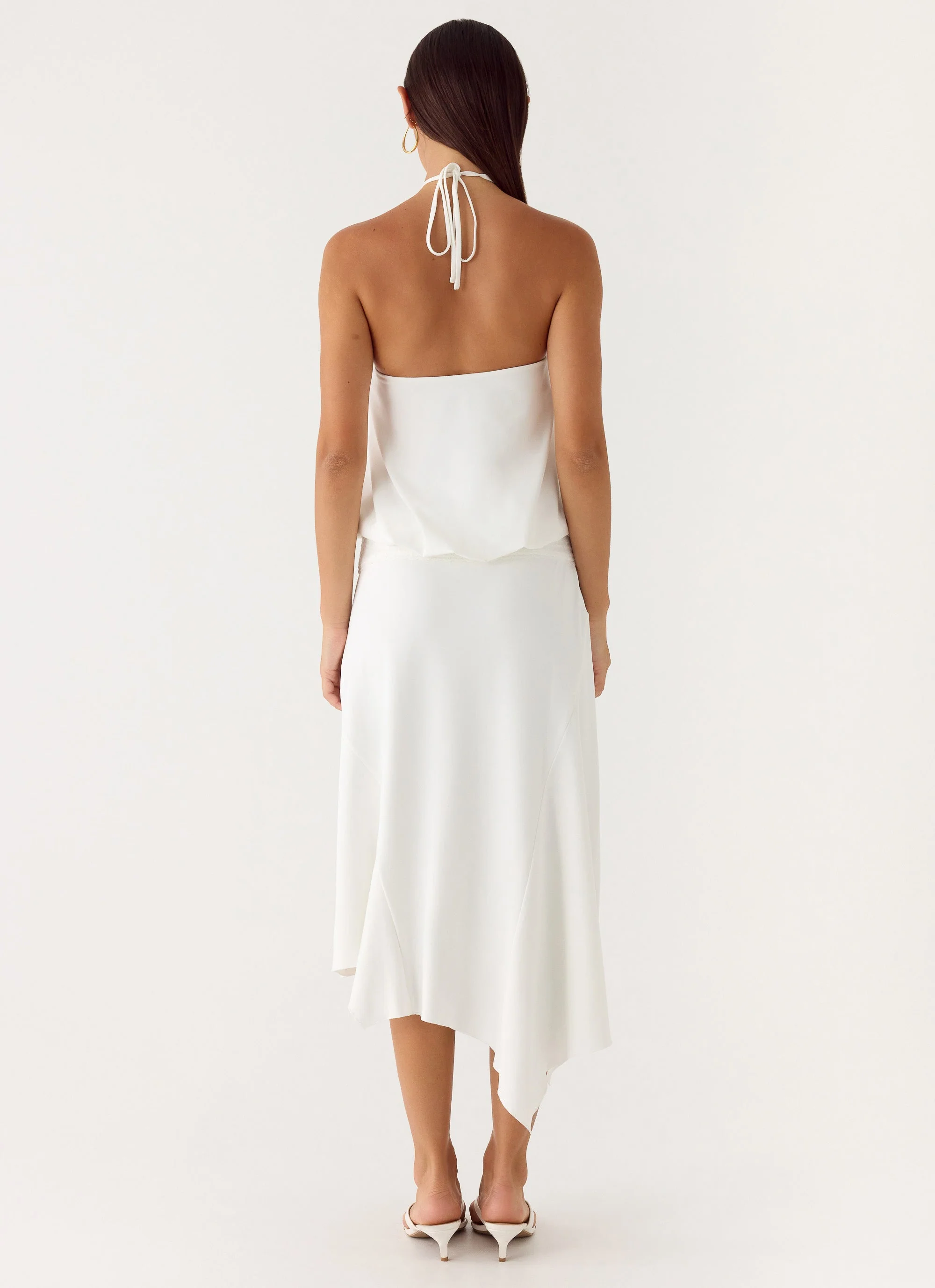 To The Girls Midi Dress - White - Image 3