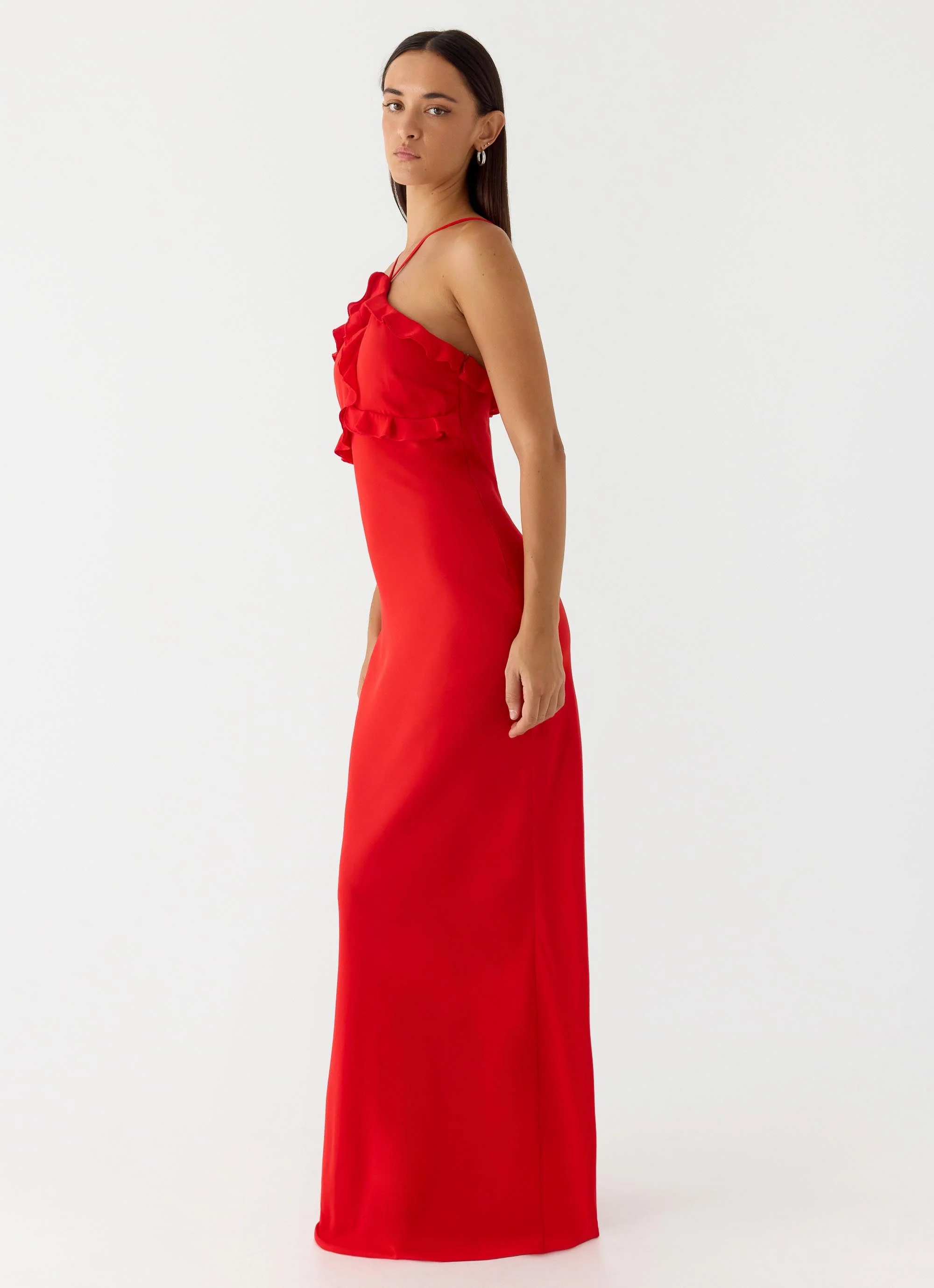 Trieste Maxi Dress - Red - Image 6
