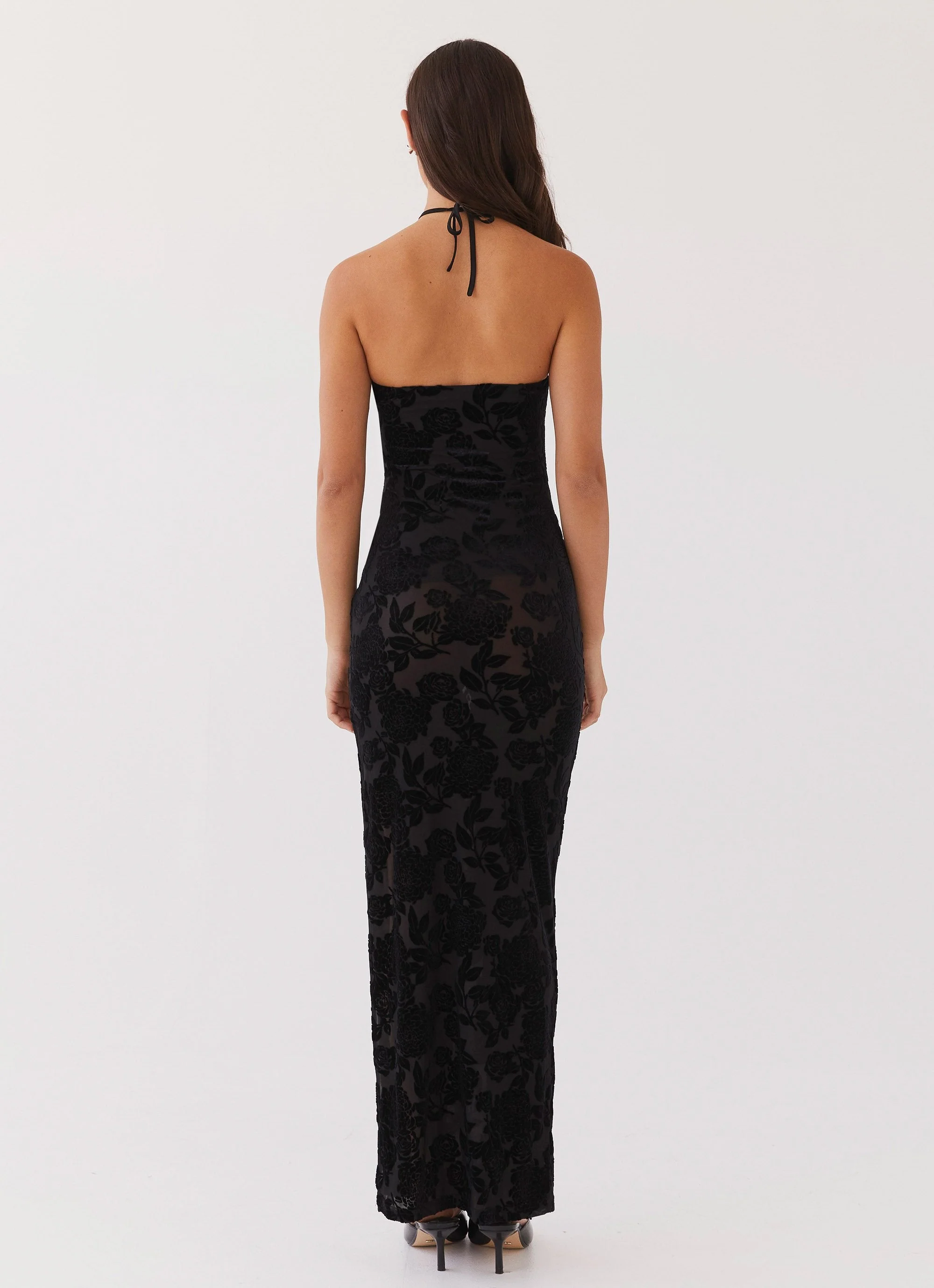 Trouble Love Maxi Dress - Black - Image 6