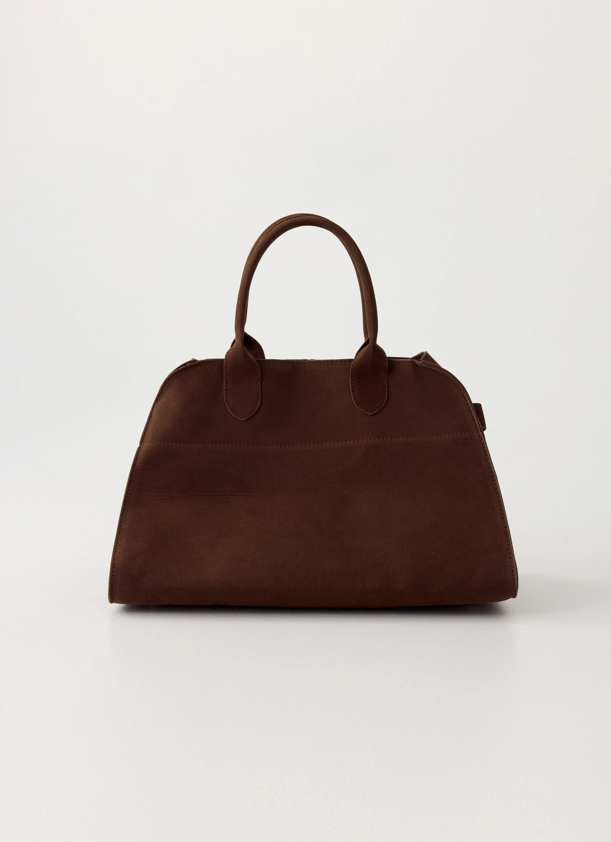 Twilight Drift Faux Suede Bag - Espresso