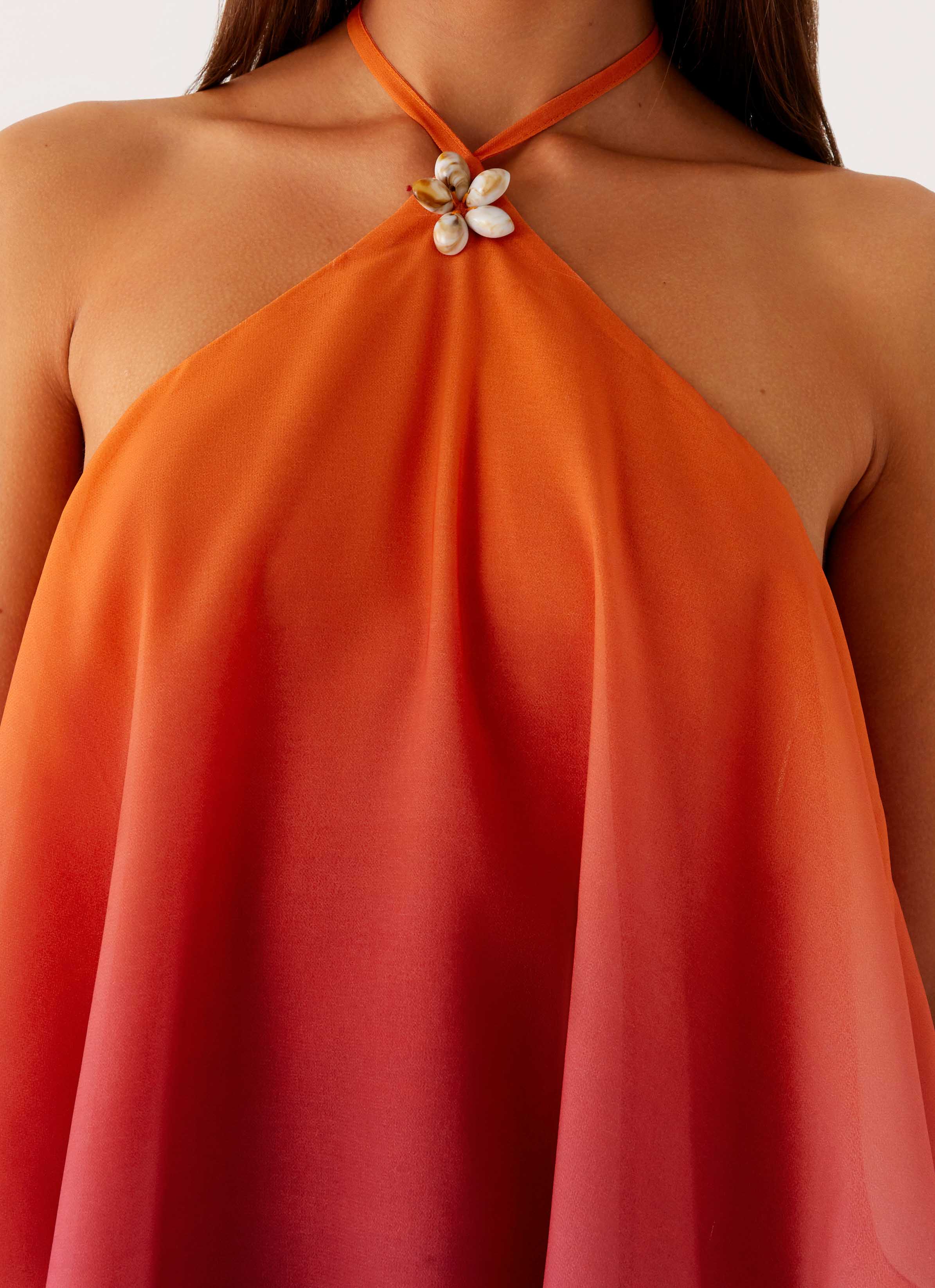 Twin Flame Mini Dress - Orange Gradient - Image 5