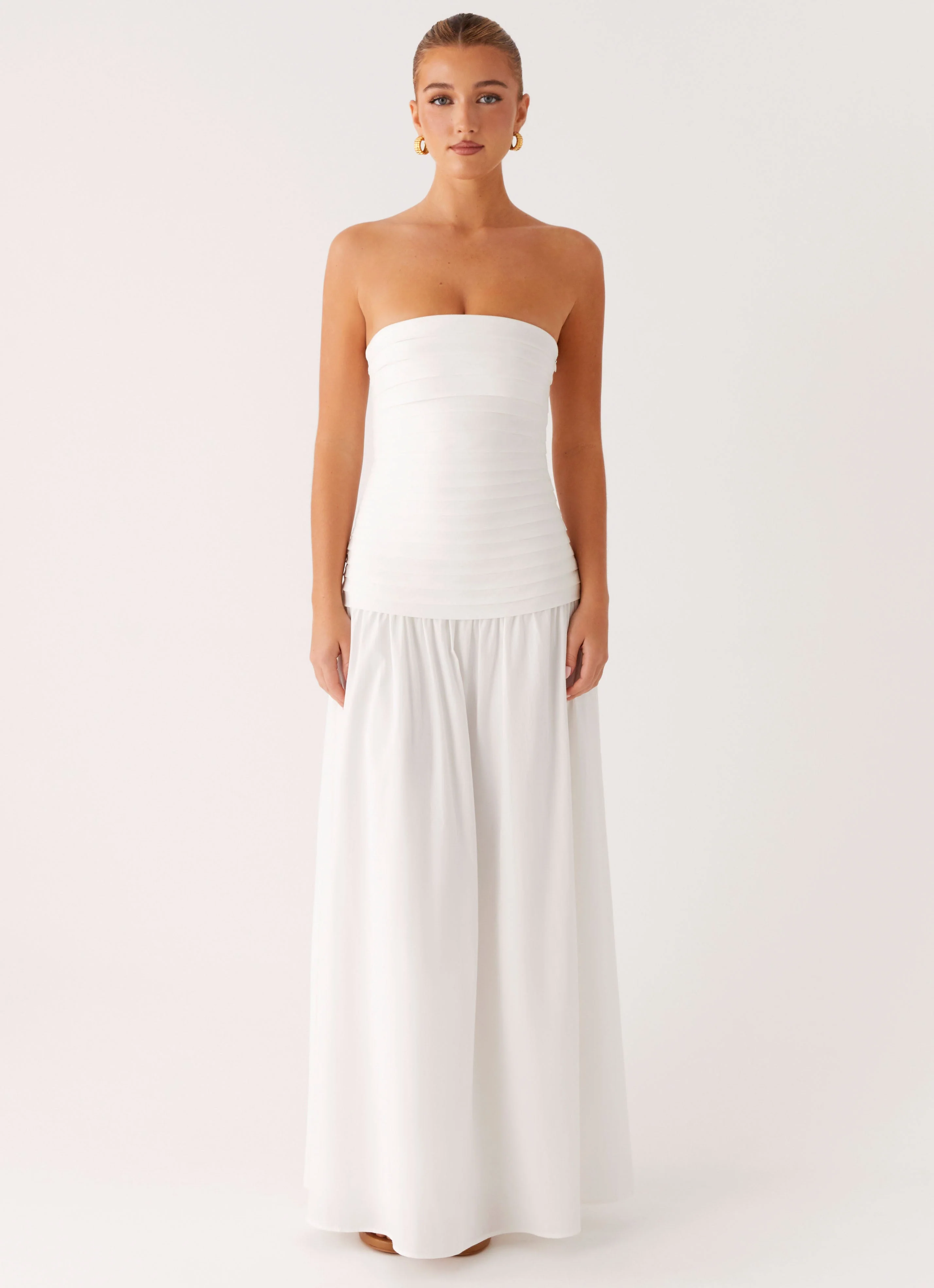 Tyrah Maxi Dress - White - Image 2
