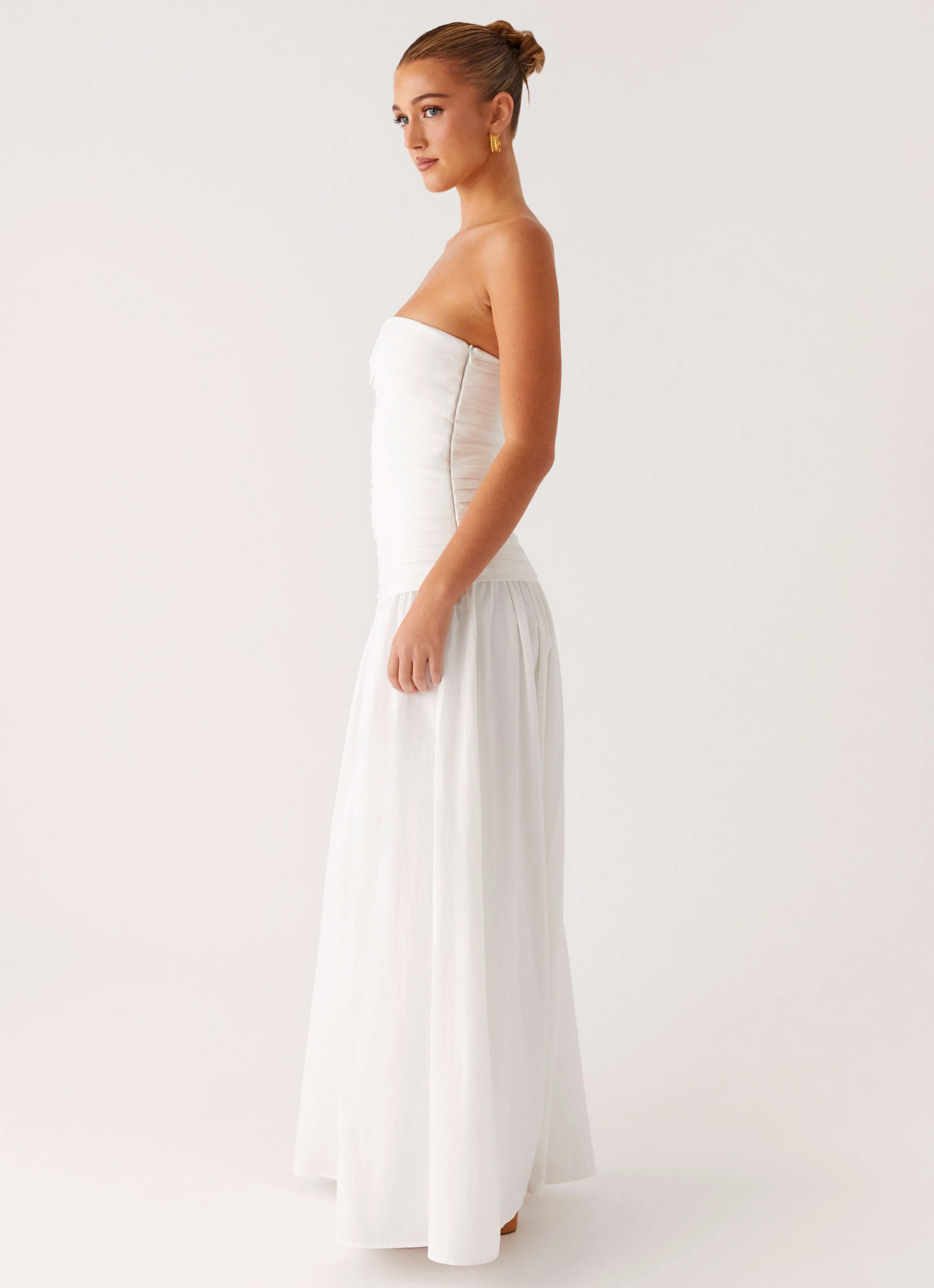 Tyrah Maxi Dress - White - Image 3