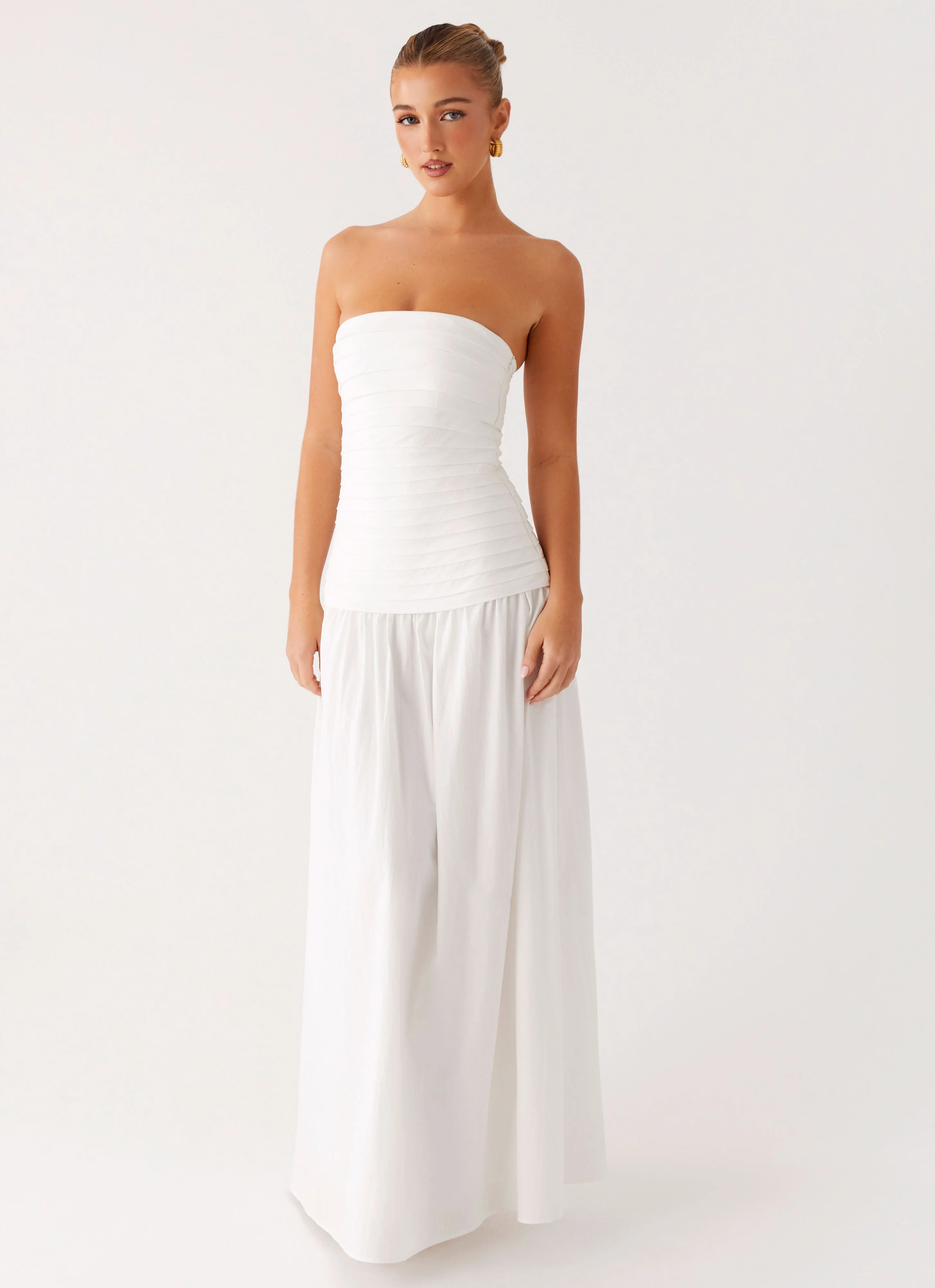 Tyrah Maxi Dress - White - Image 5