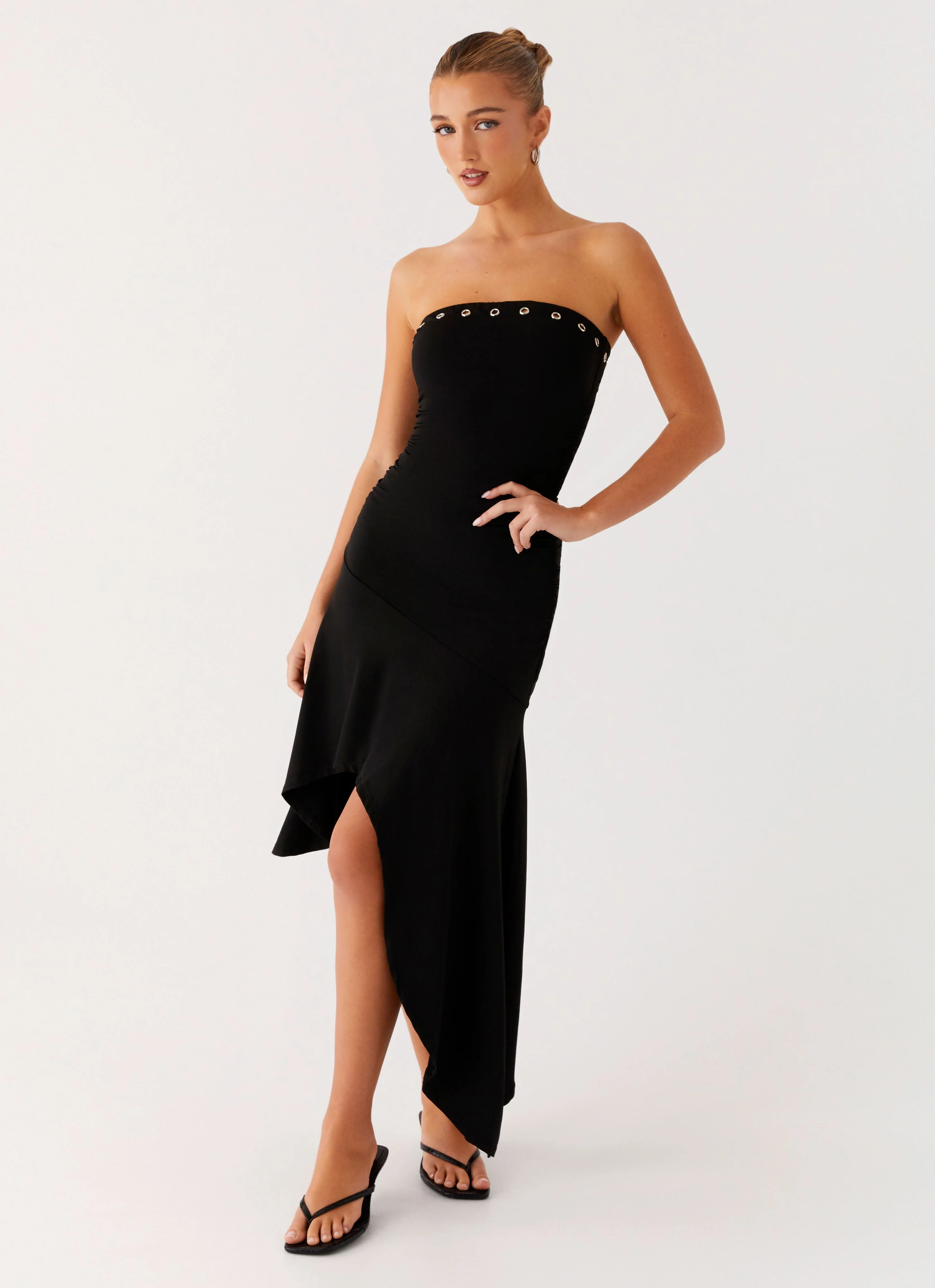 Unapologetic Midi Dress - Black - Image 6