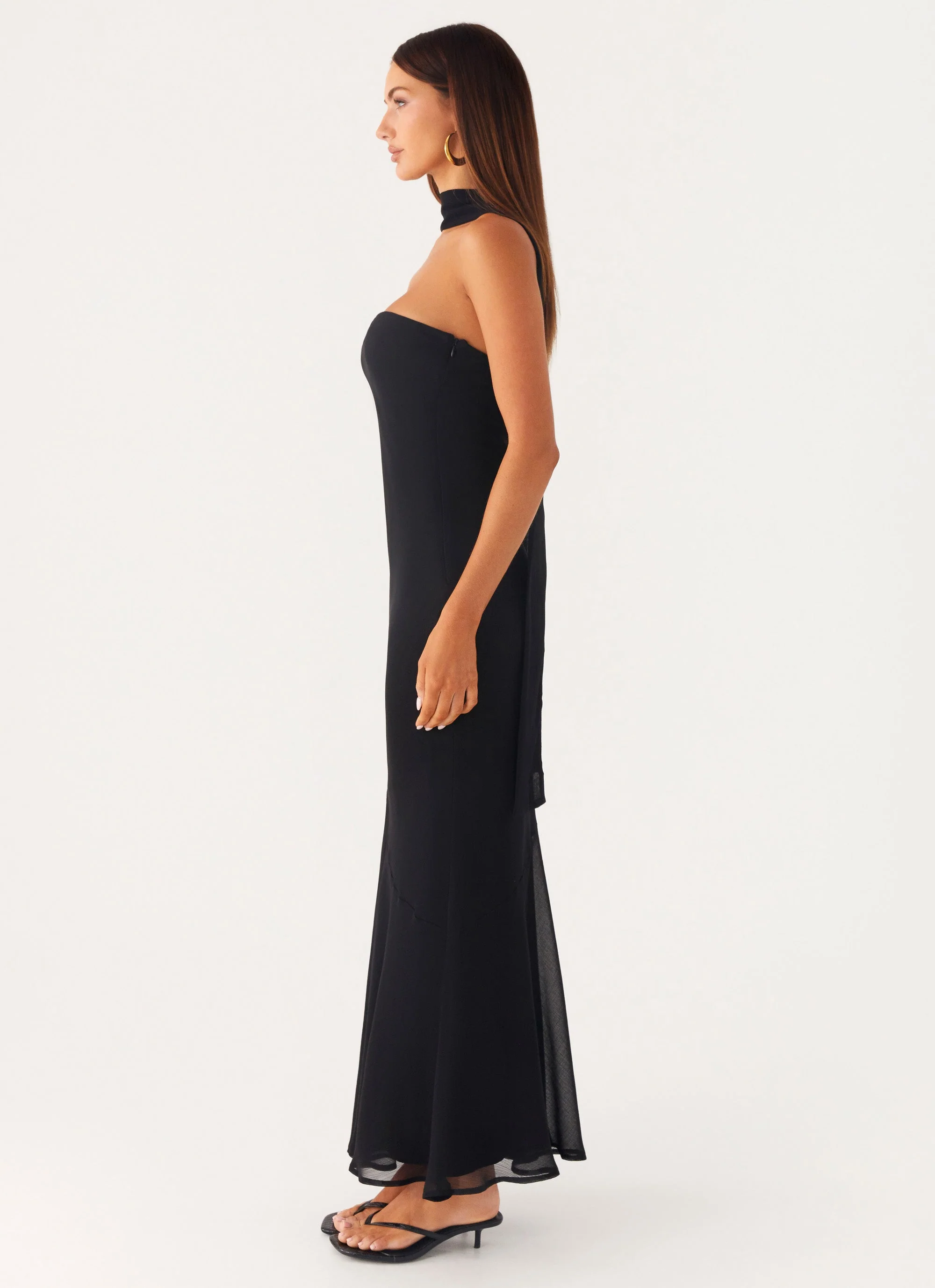 Under the Pagoda Maxi Dress - Black - Image 2