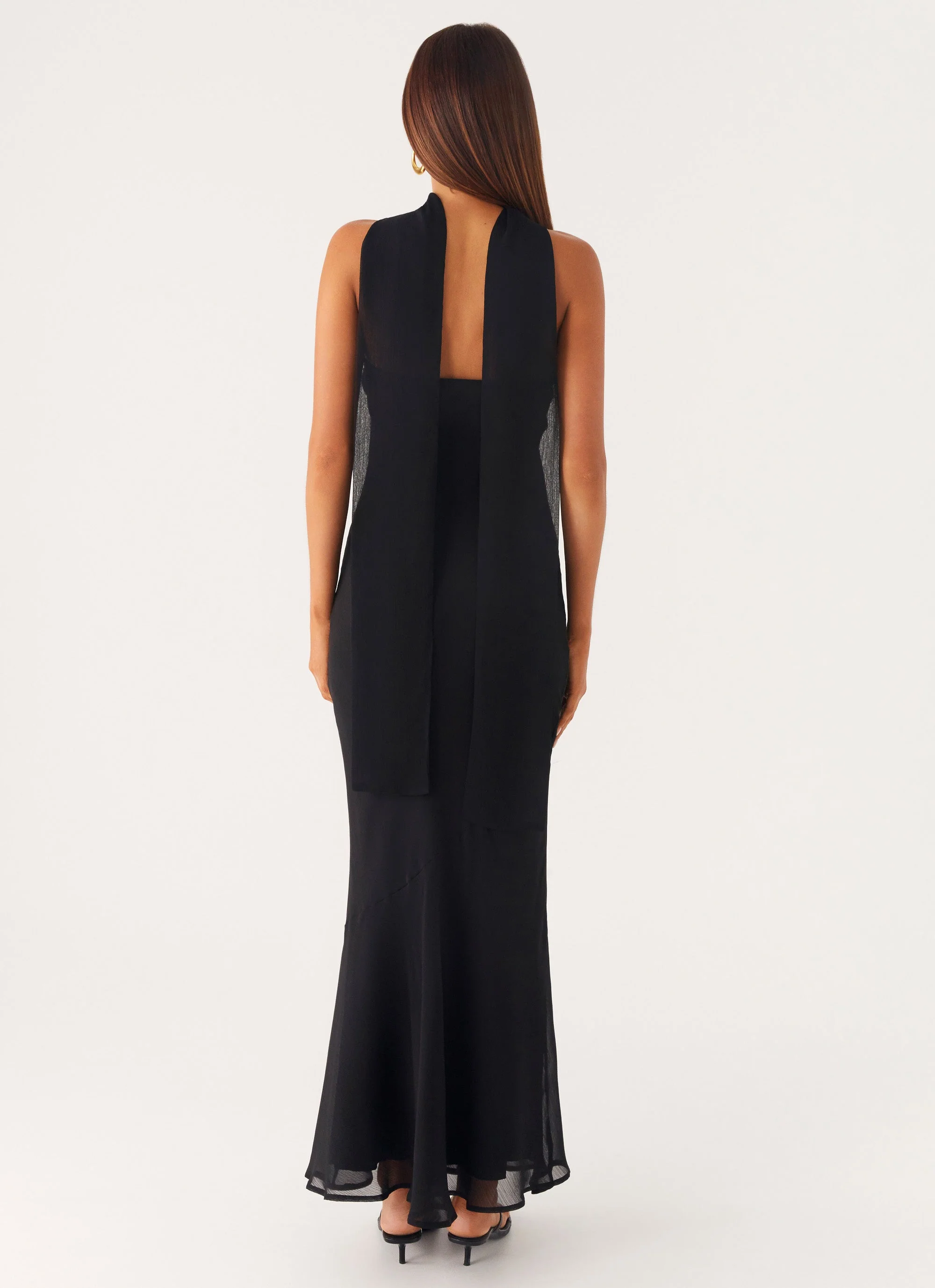 Under the Pagoda Maxi Dress - Black - Image 3