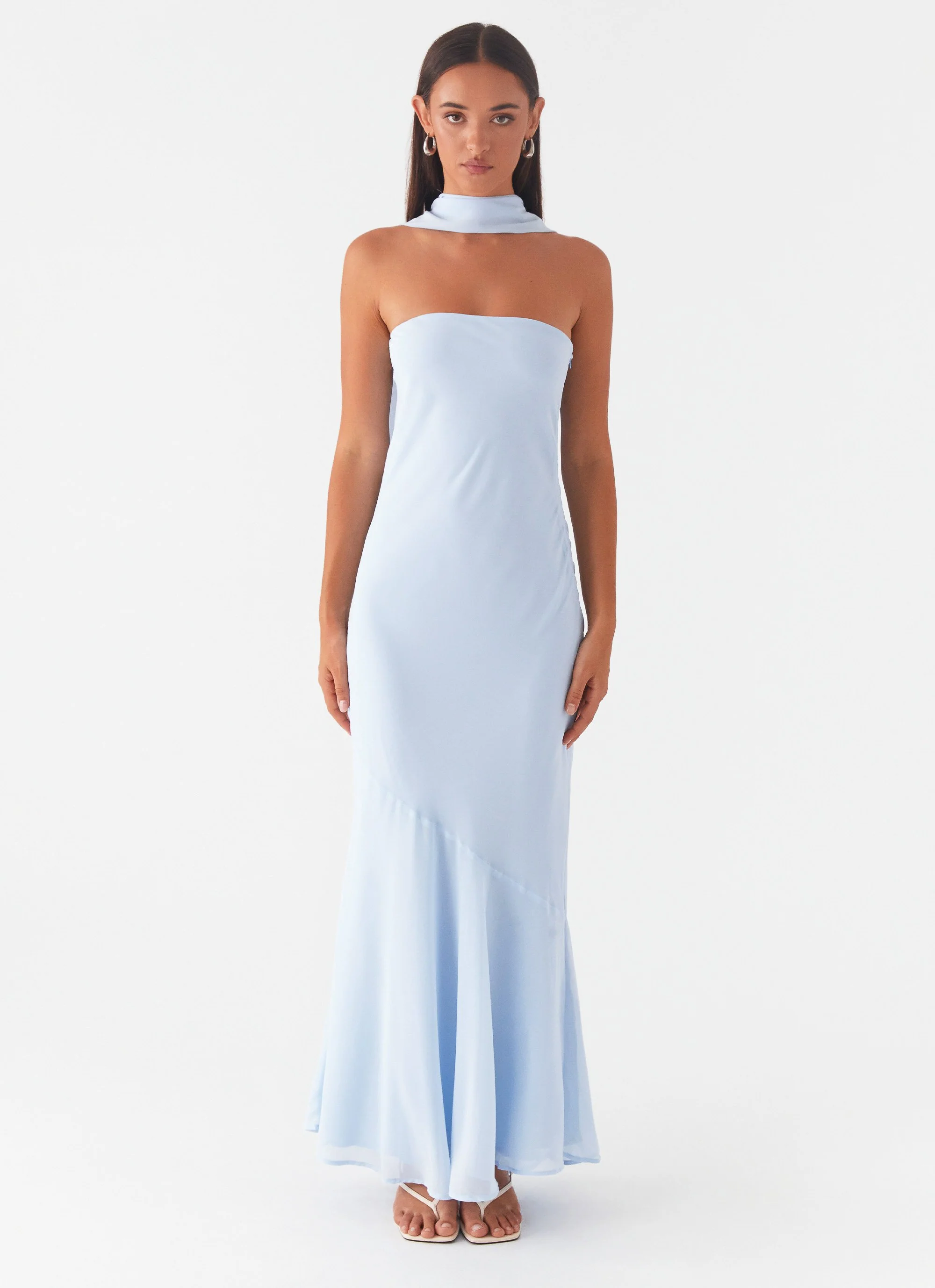 Under The Pagoda Maxi Dress - Blue - Image 2