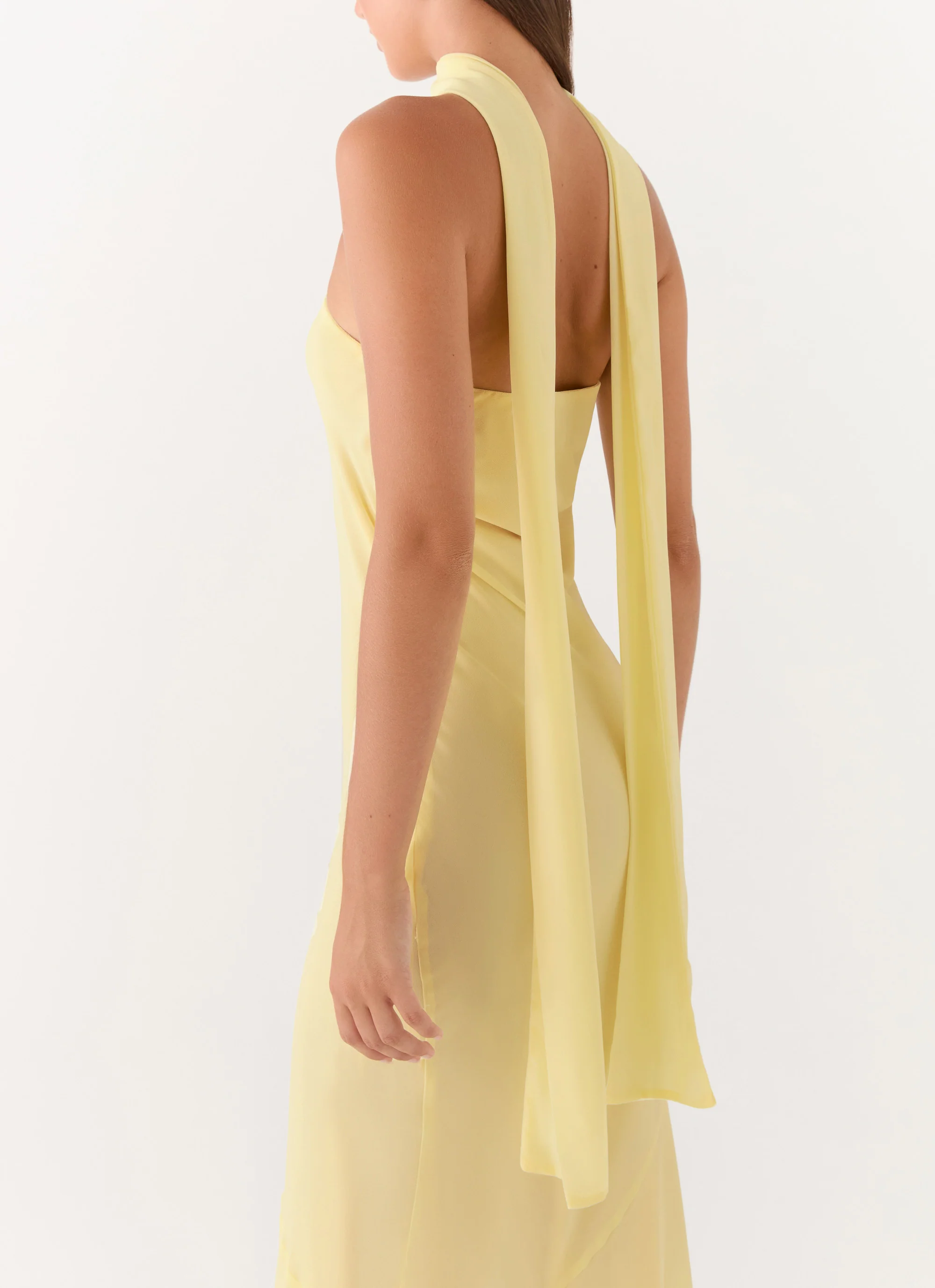 Under The Pagoda Maxi Dress - Yellow - Image 4