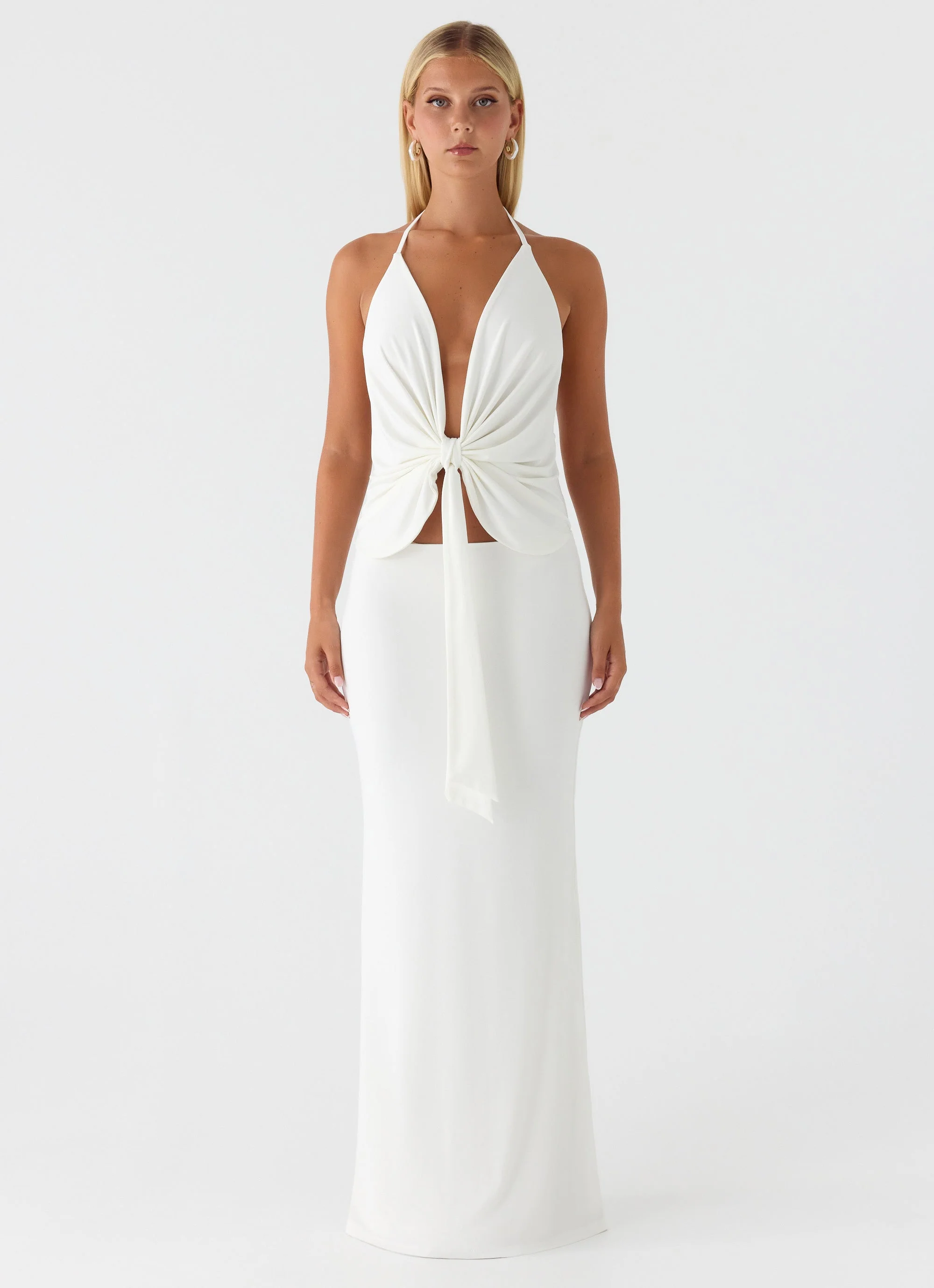 Undercover Maxi Dress - White - Image 2