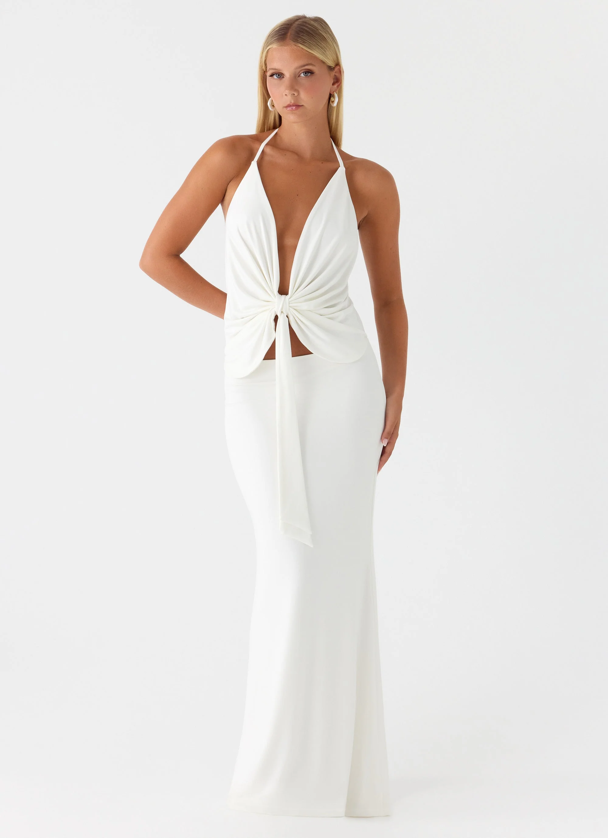 Undercover Maxi Dress - White - Image 5